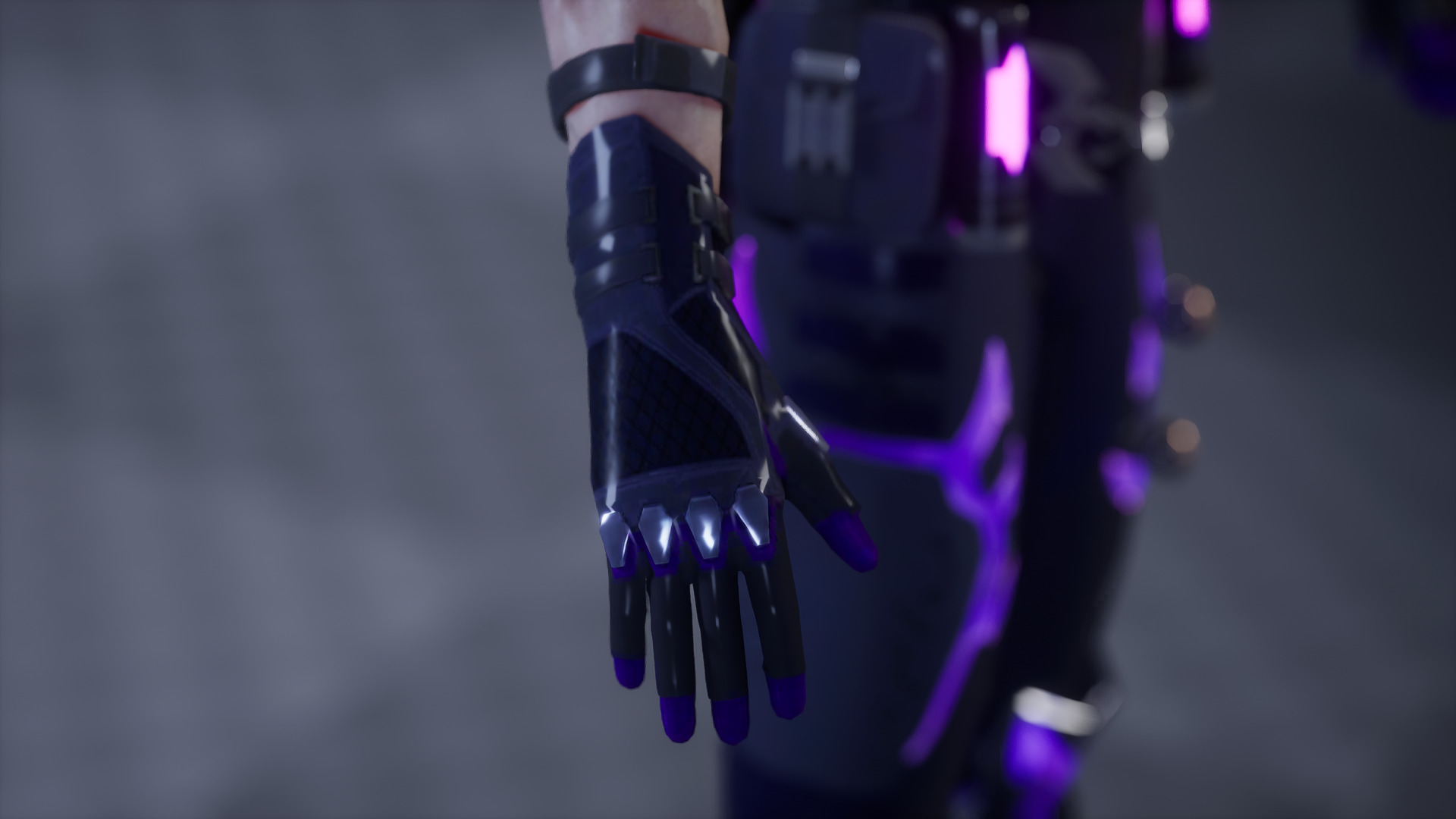 FUTURISTIC NINJA 3D MODEL Low-poly 3D model_6