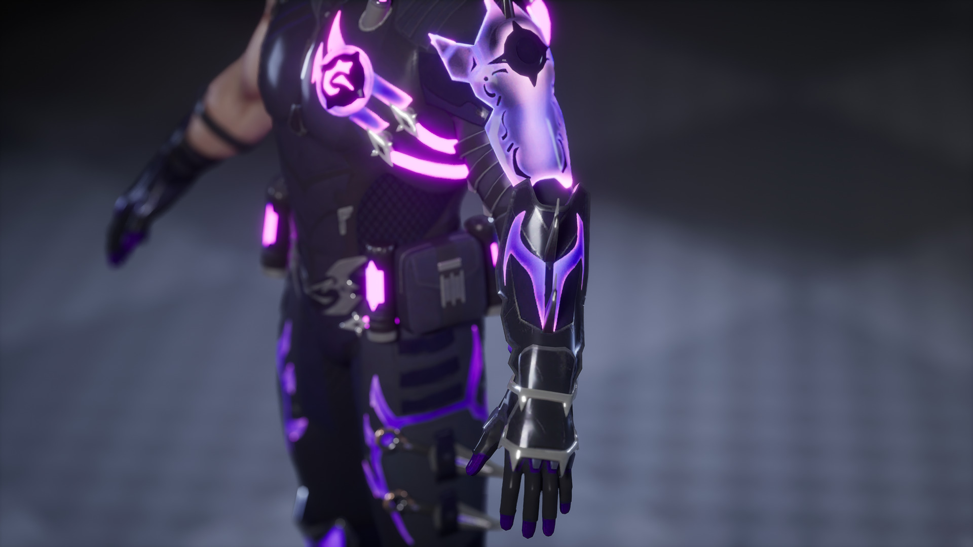 FUTURISTIC NINJA 3D MODEL Low-poly 3D model_7