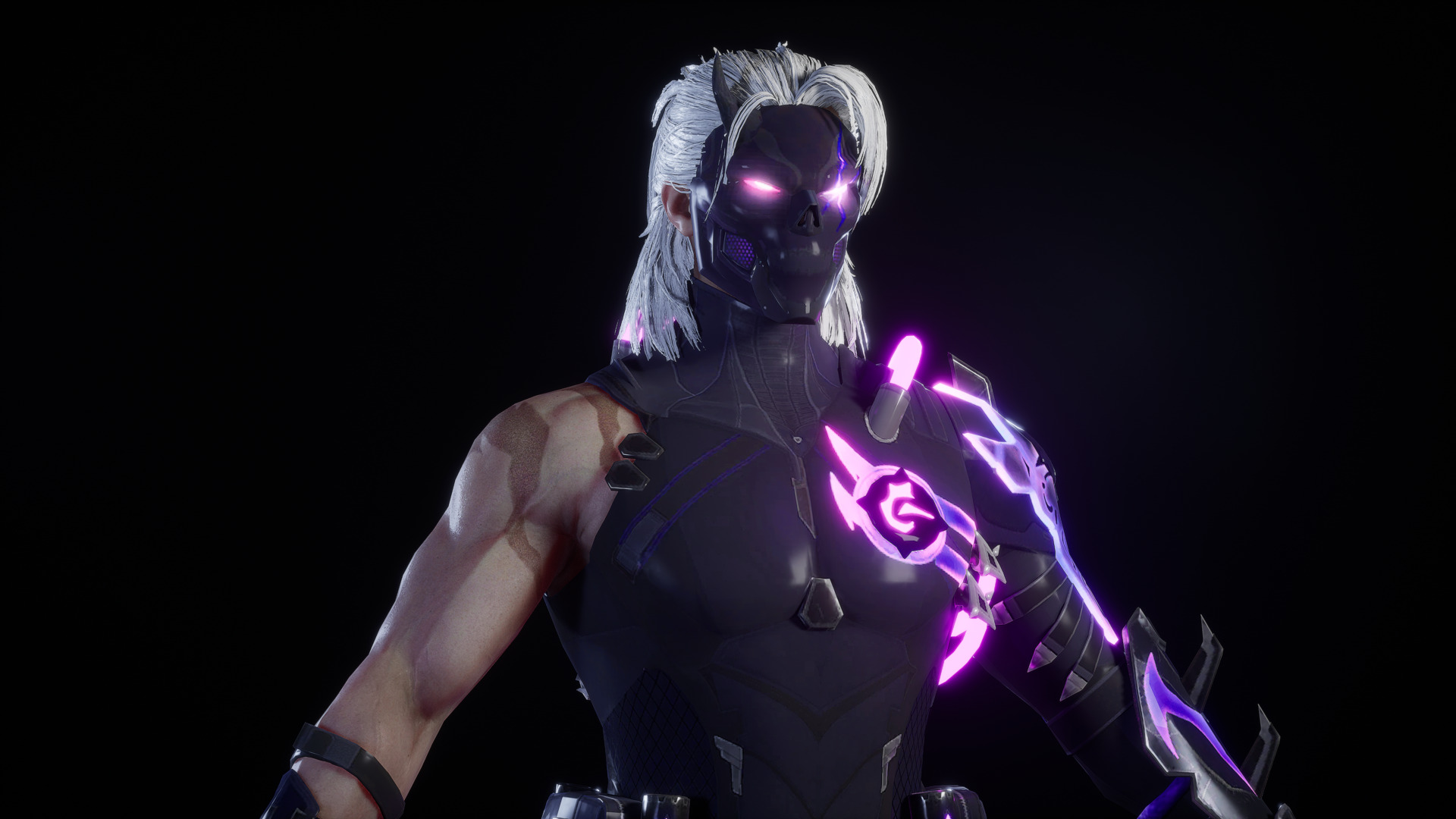 FUTURISTIC NINJA 3D MODEL Low-poly 3D model_2