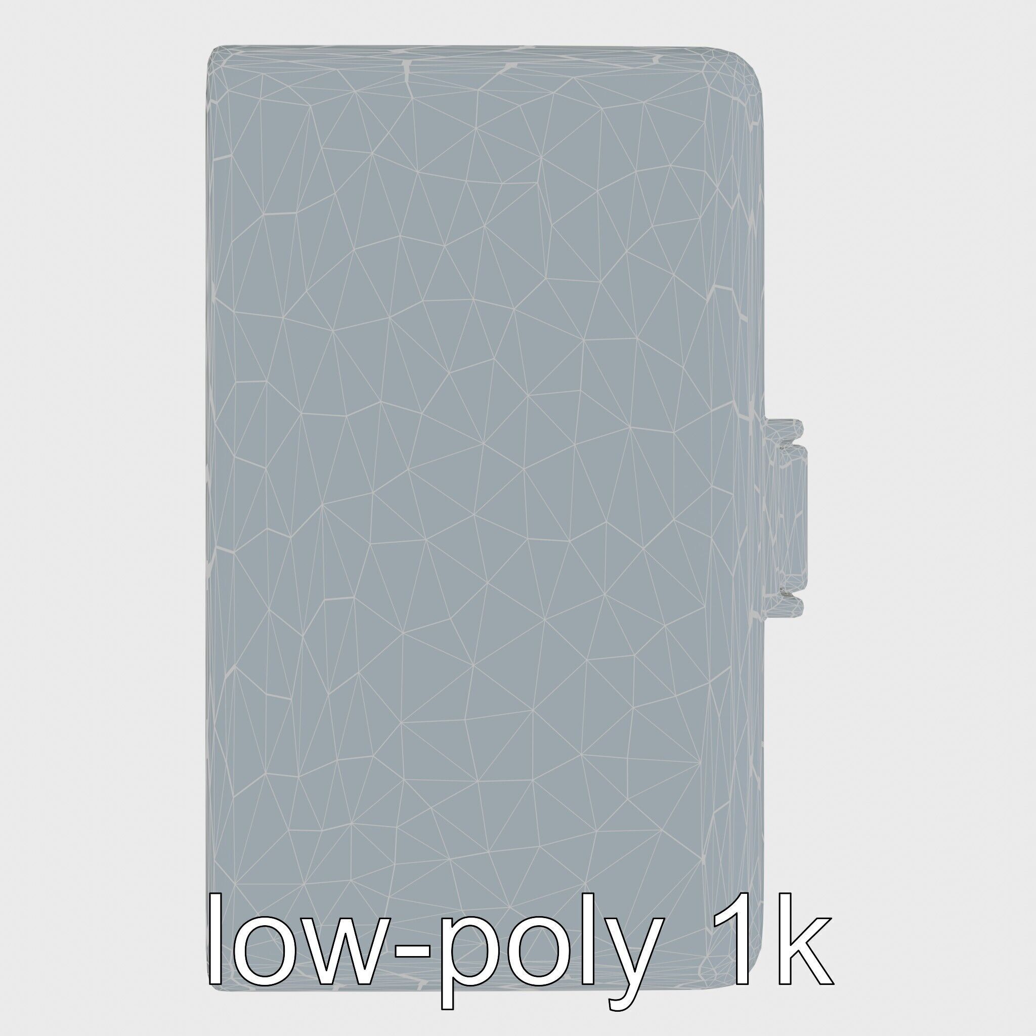 Emergency Medical Storage Chest with Movable Shelves Low-poly 3D model_20