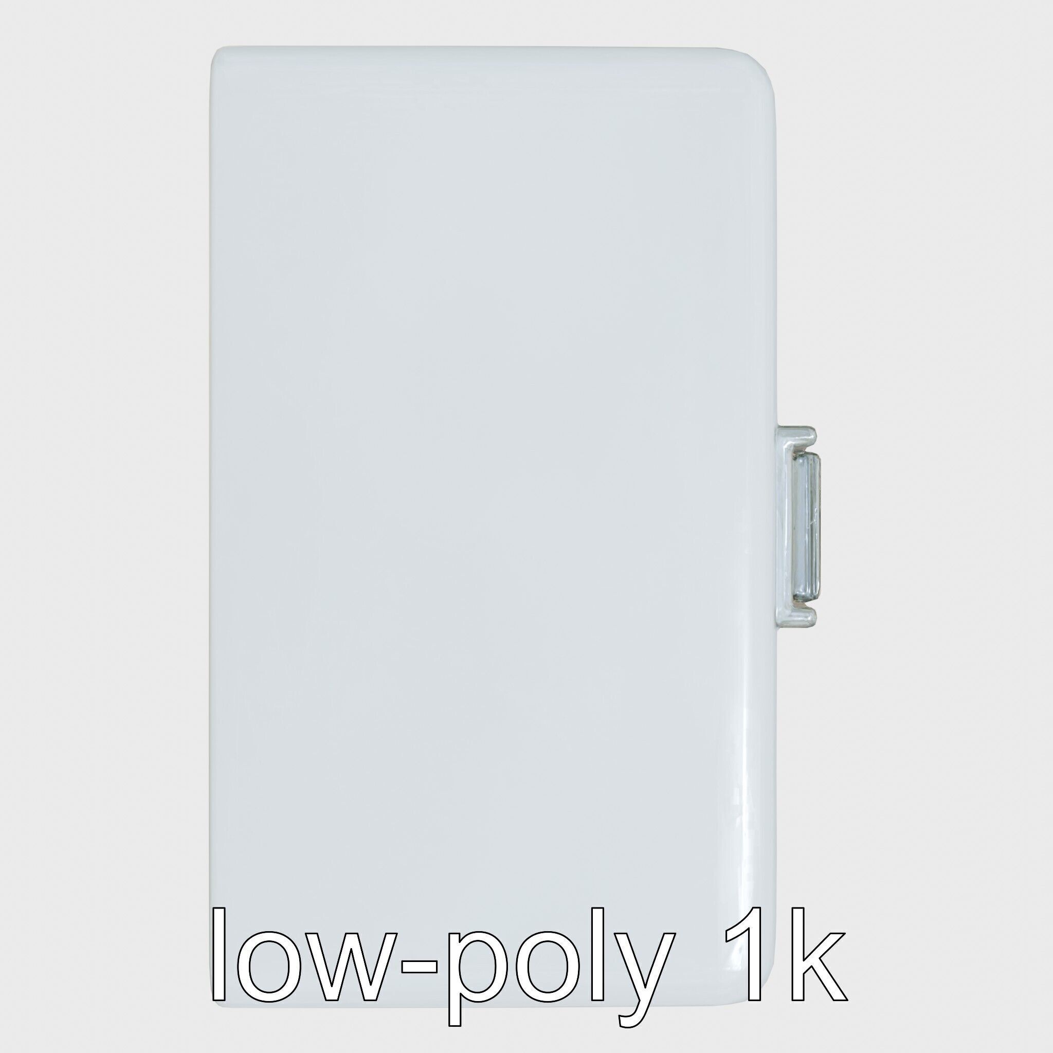 Emergency Medical Storage Chest with Movable Shelves Low-poly 3D model_11