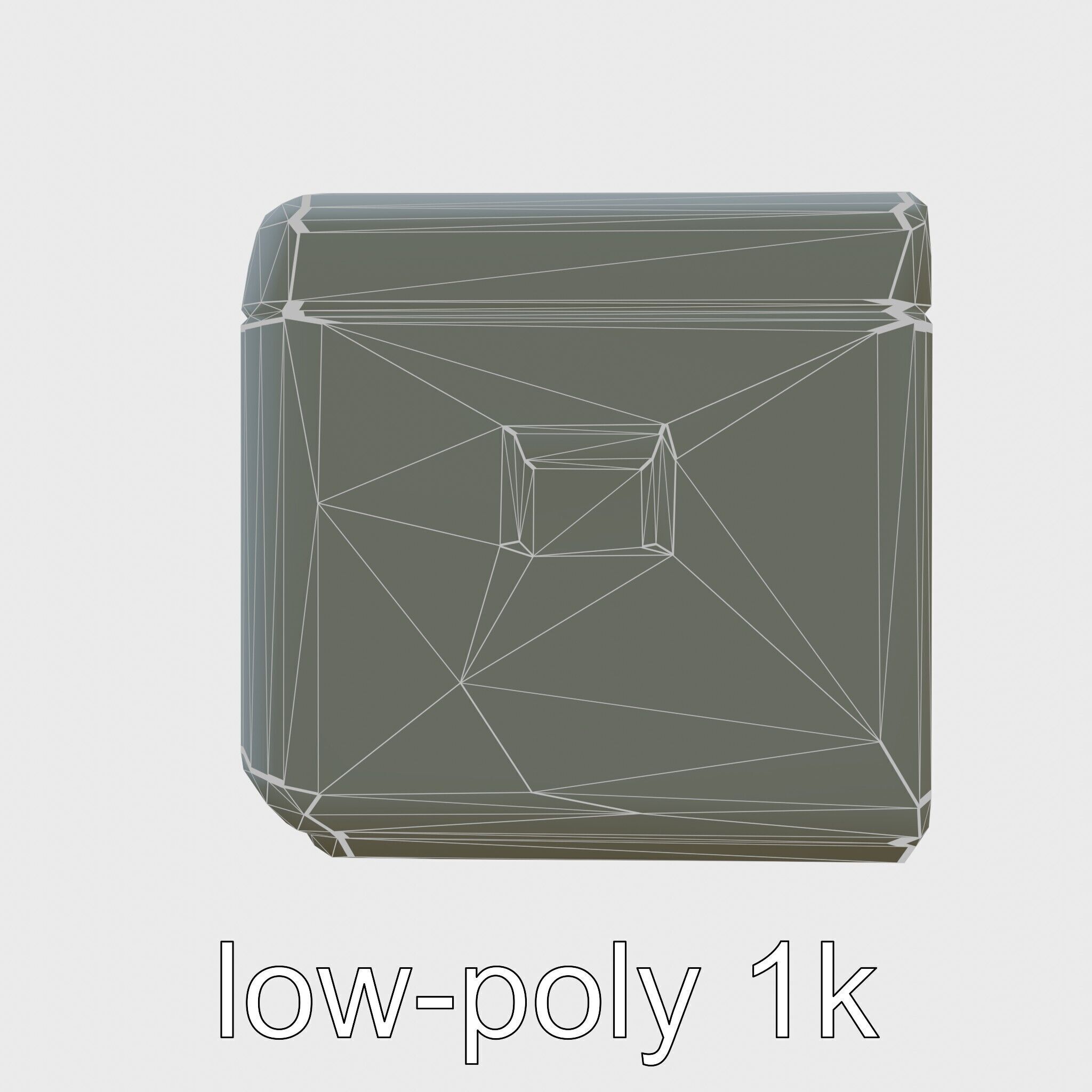 Emergency Medical Storage Chest with Movable Shelves Low-poly 3D model_7