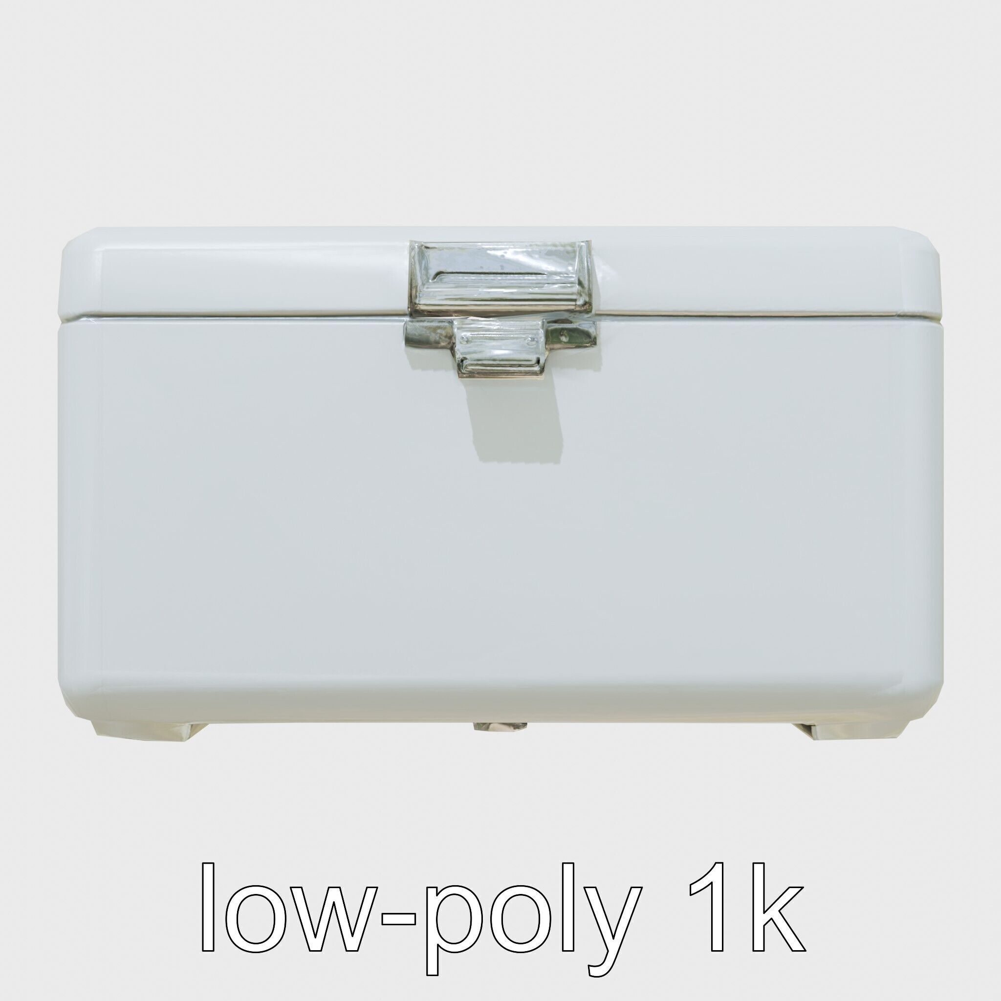 Emergency Medical Storage Chest with Movable Shelves Low-poly 3D model_19