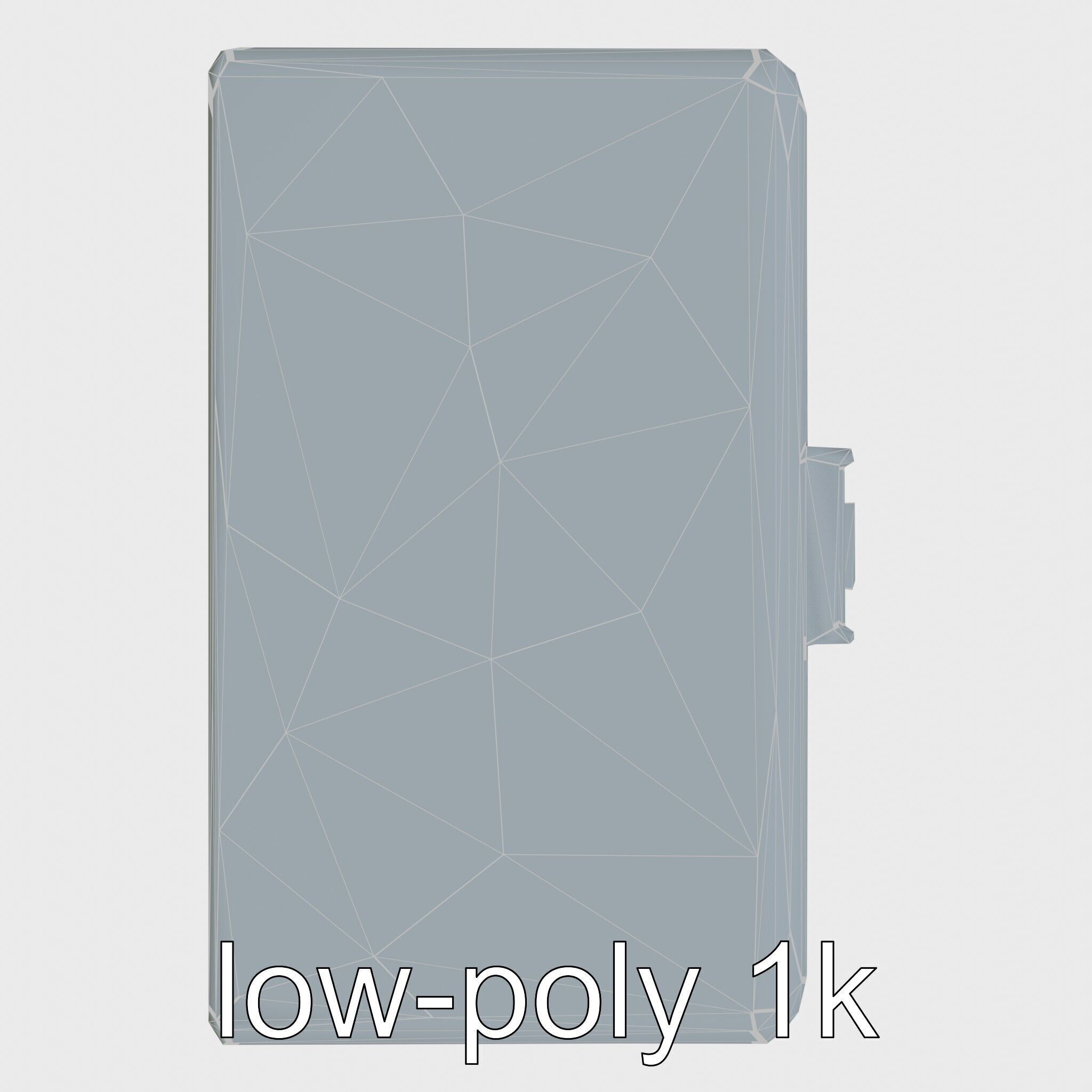 Emergency Medical Storage Chest with Movable Shelves Low-poly 3D model_25