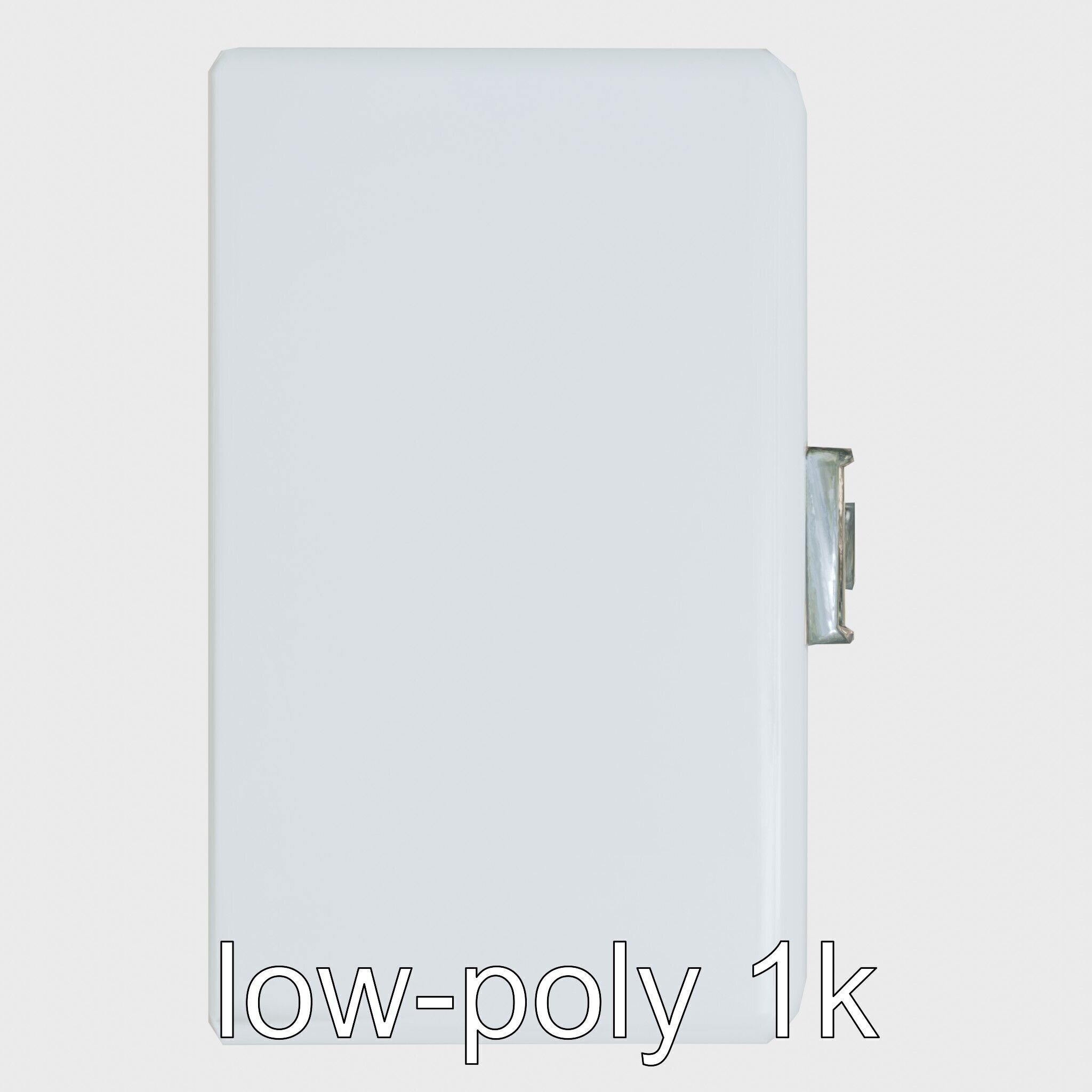 Emergency Medical Storage Chest with Movable Shelves Low-poly 3D model_17