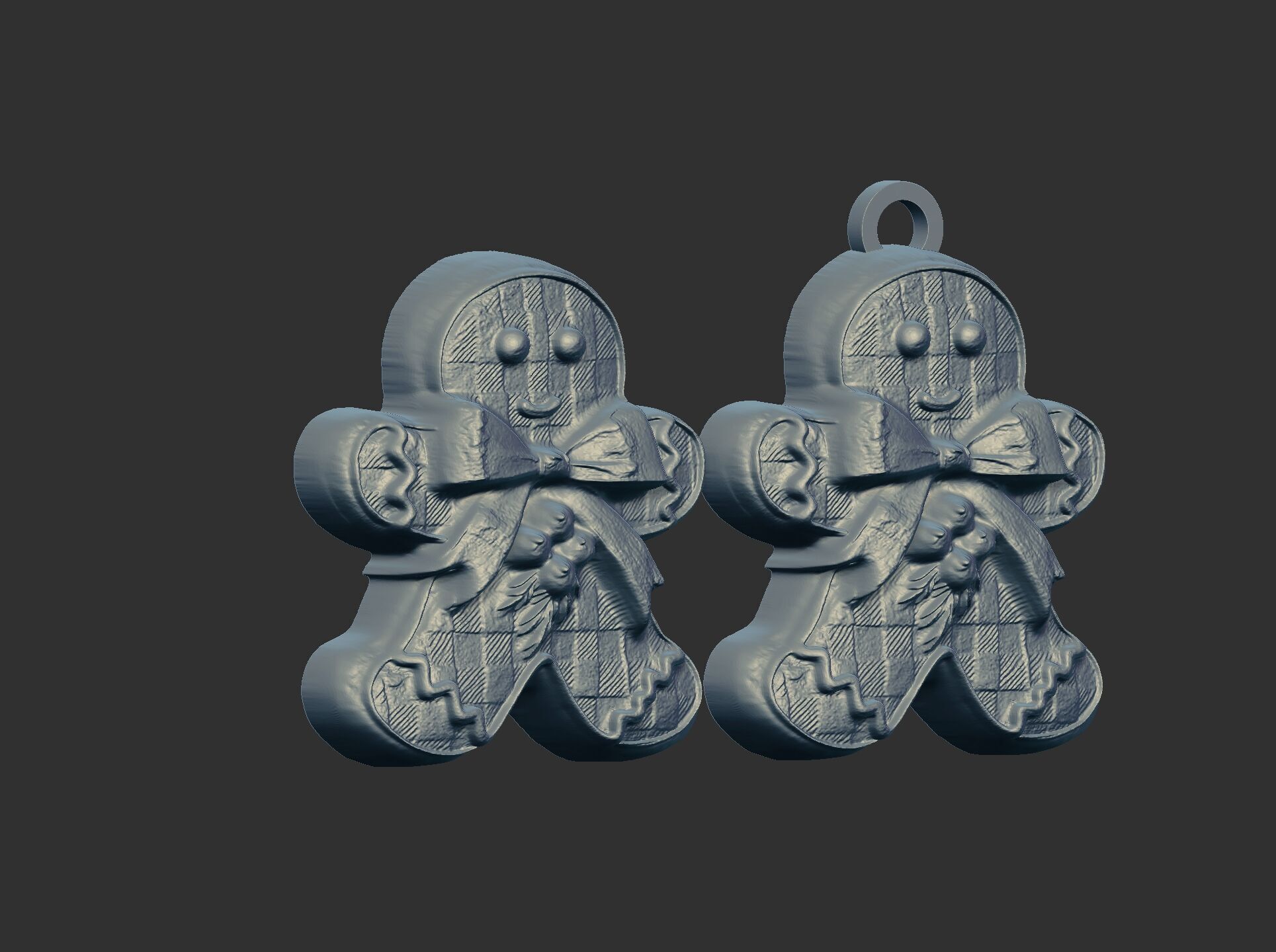 christmas cookie decor  3D print model_11