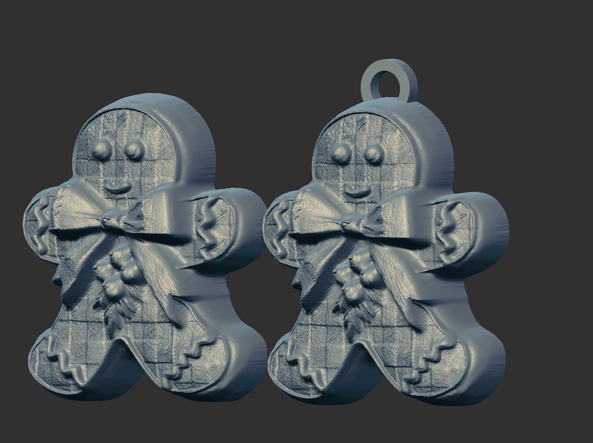 christmas cookie decor  3D print model_14