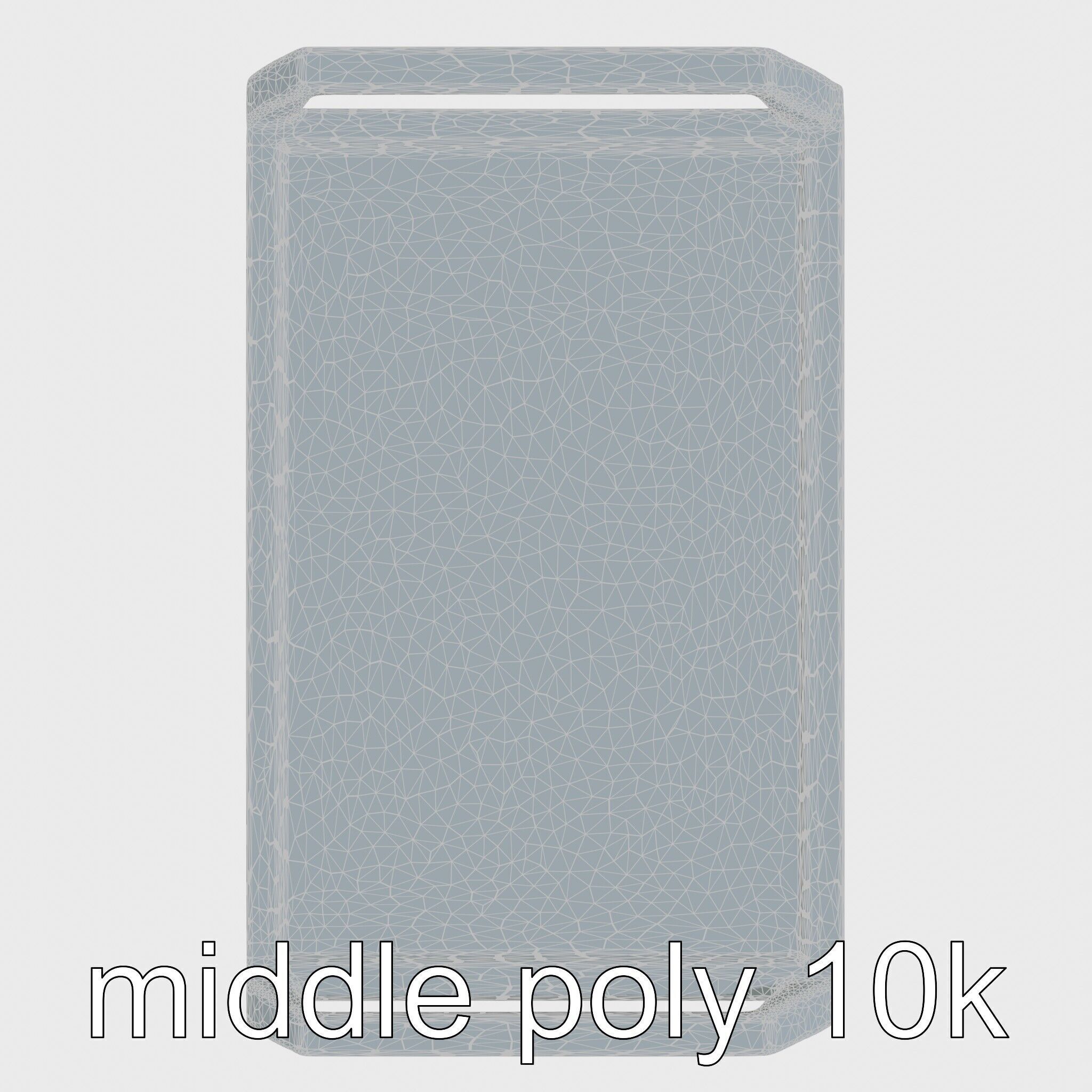 Ergonomic Aviation Grey Field Cart with LED Low-poly 3D model_22