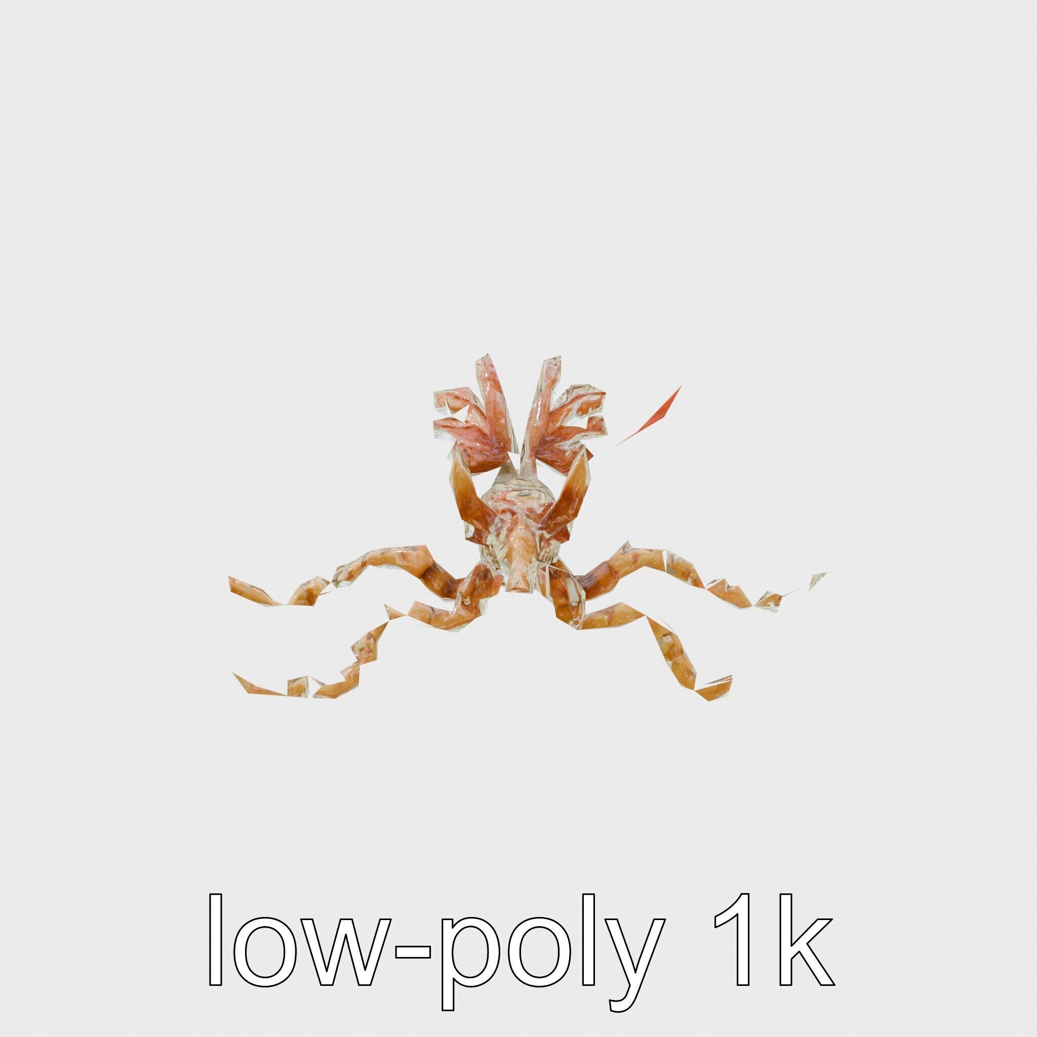 Leafy Seadragon 3D Model with Intricate Appendages Low-poly 3D model_4