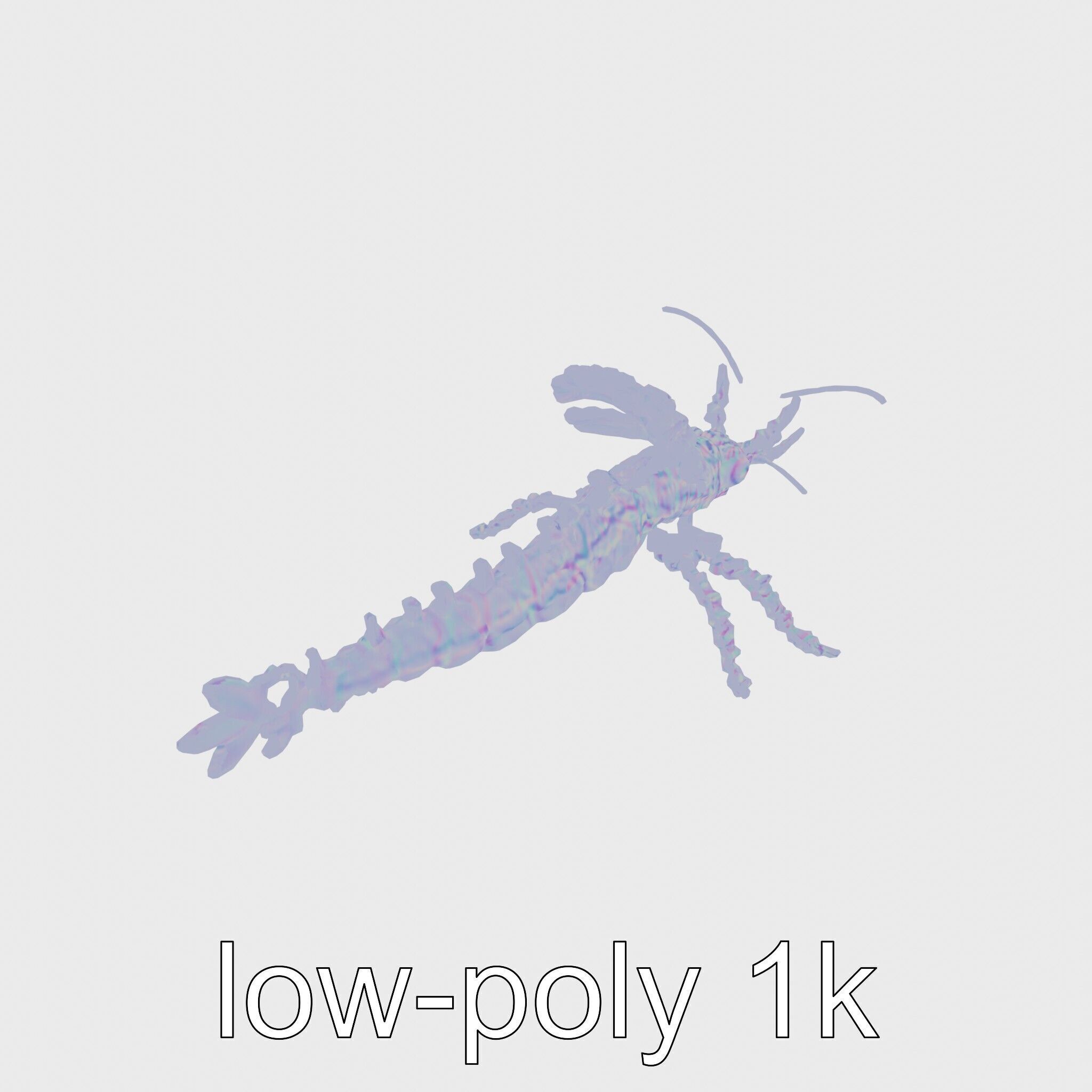 Leafy Seadragon 3D Model with Intricate Appendages Low-poly 3D model_19