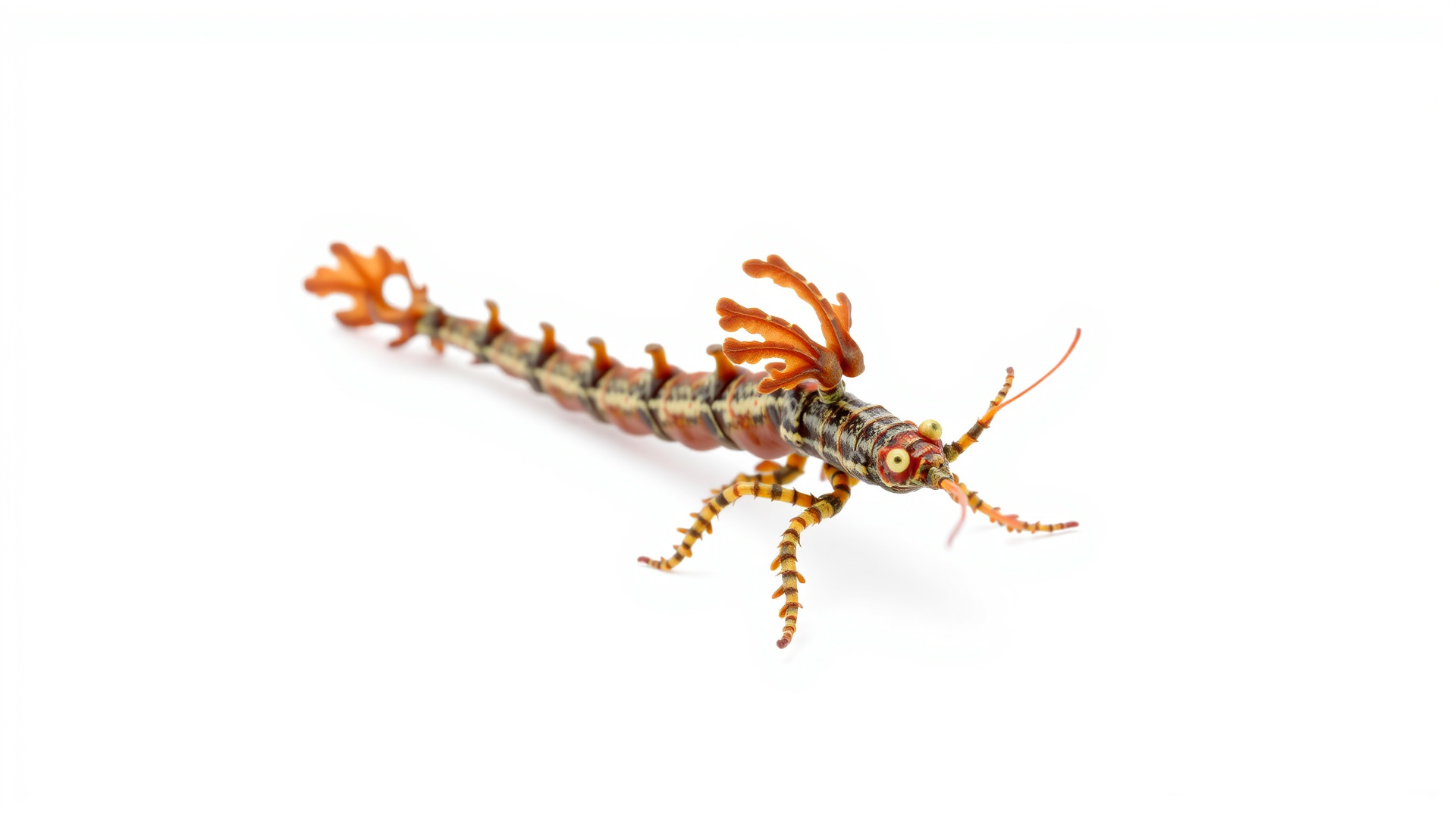 Leafy Seadragon 3D Model with Intricate Appendages Low-poly 3D model_3