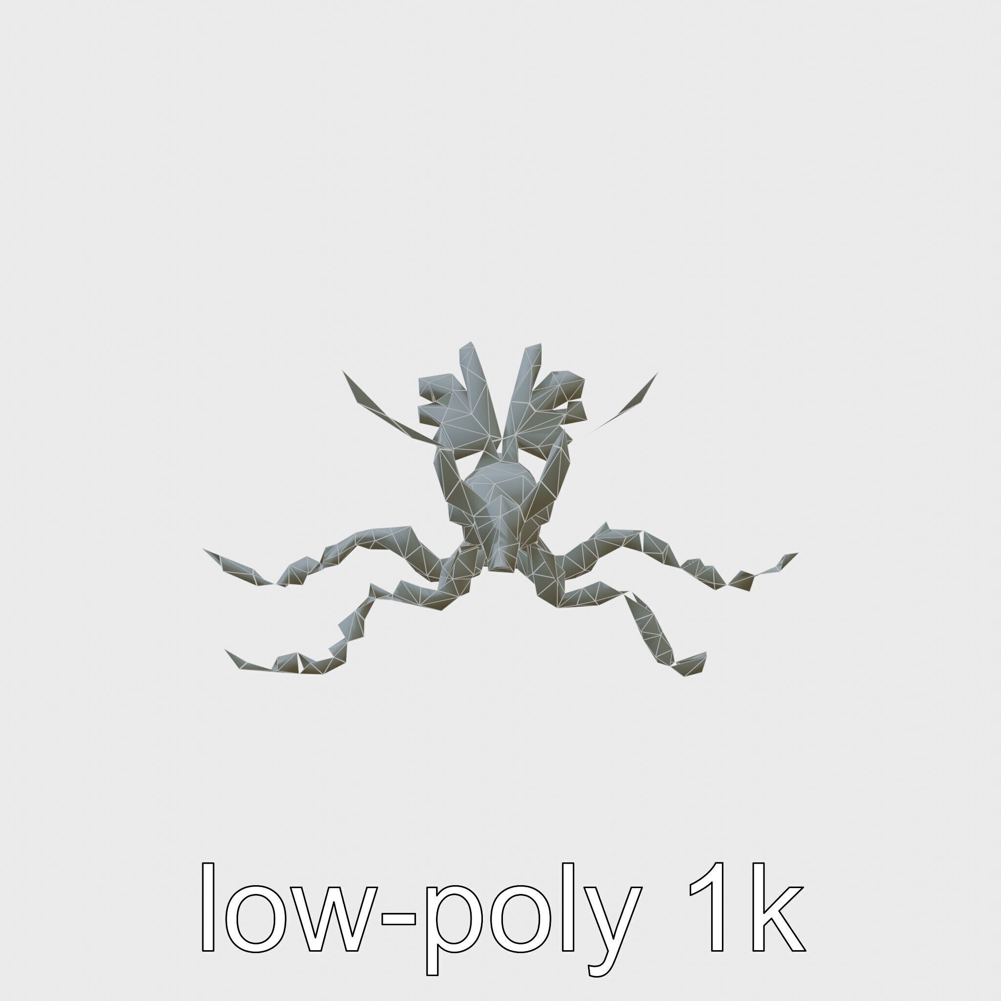 Leafy Seadragon 3D Model with Intricate Appendages Low-poly 3D model_7