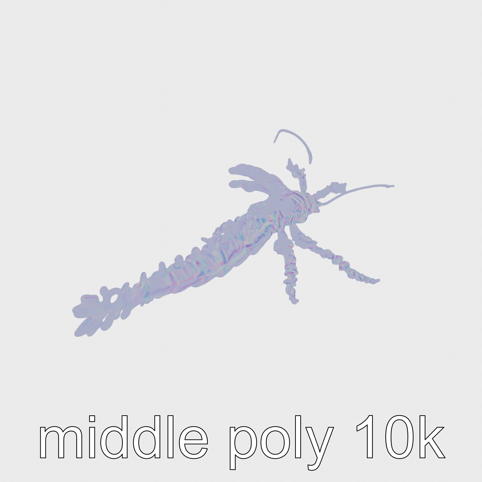 Leafy Seadragon 3D Model with Intricate Appendages Low-poly 3D model_11