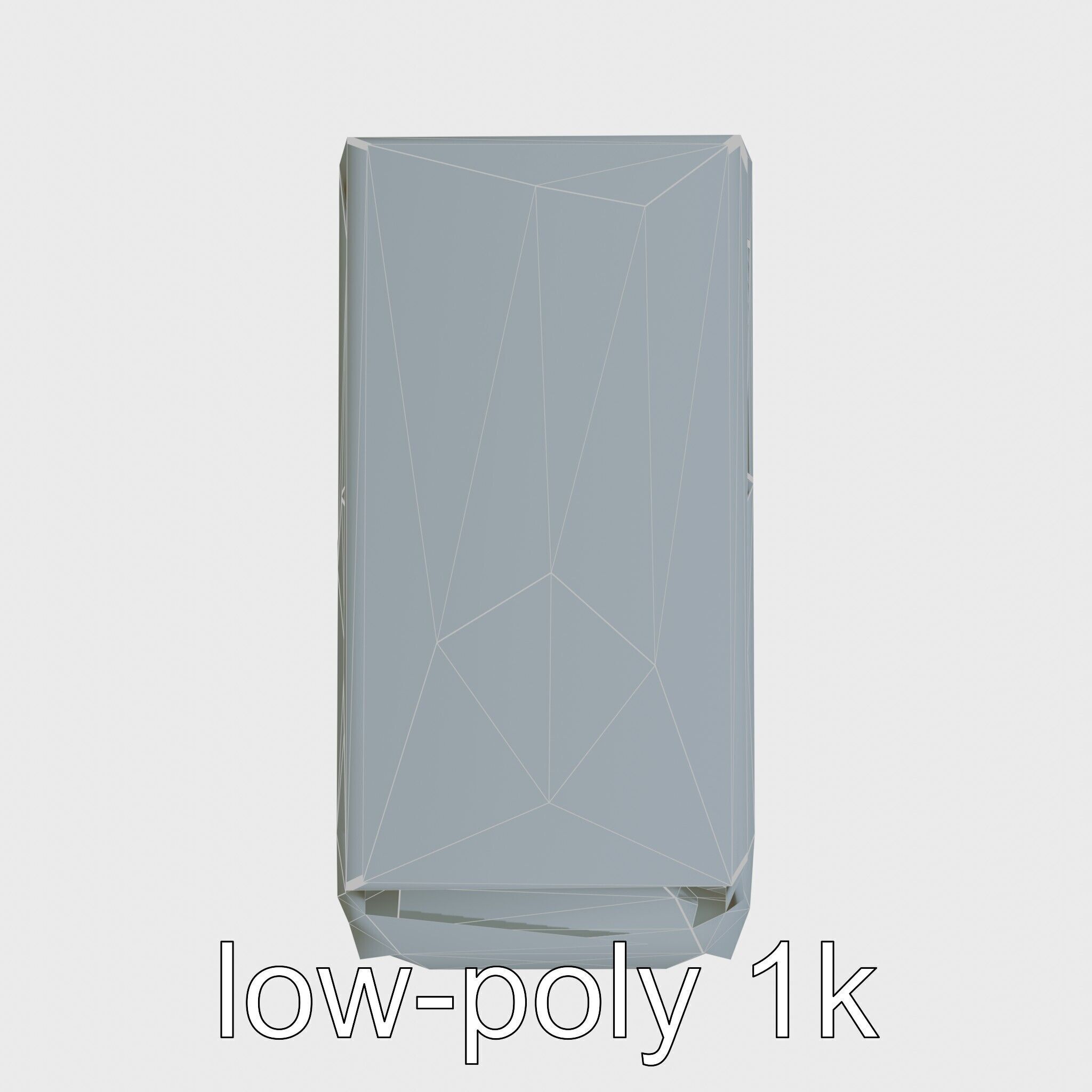 Volkswagen Classic Van Realistic Textures Low-poly 3D model_18