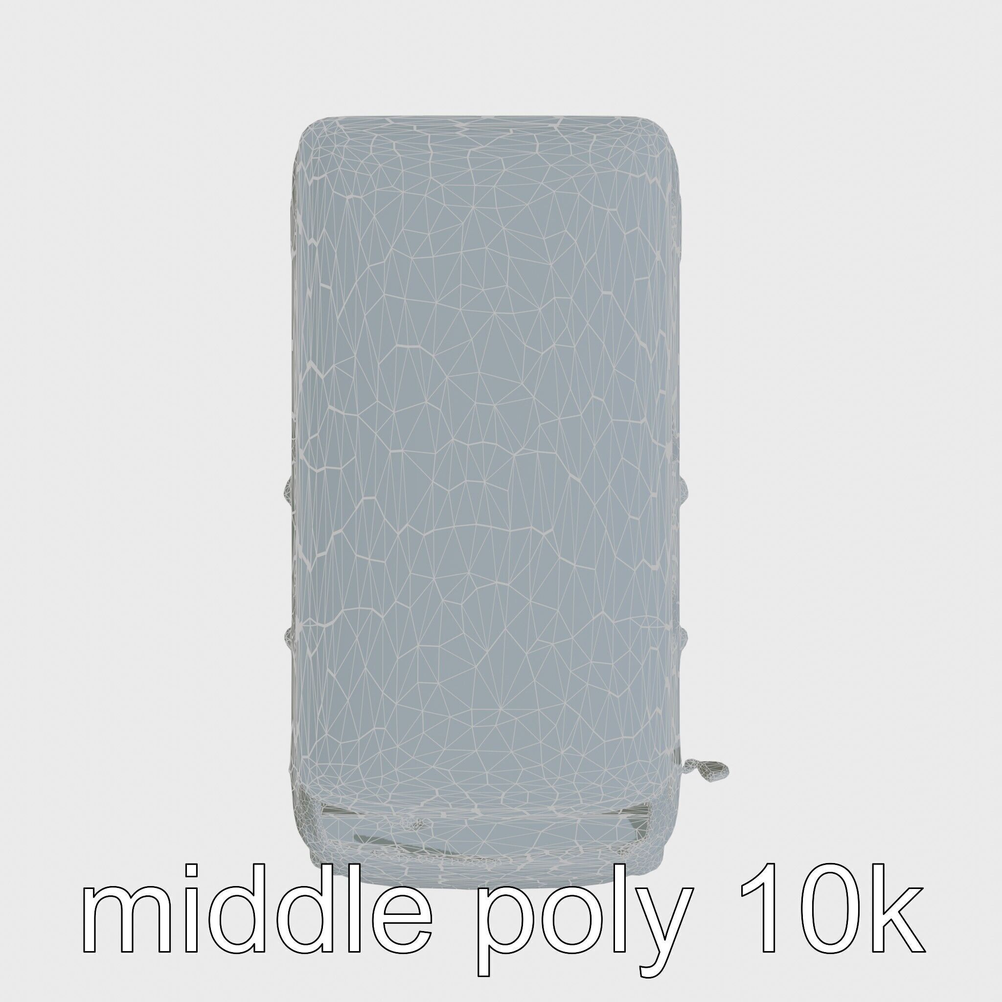 Volkswagen Classic Van Realistic Textures Low-poly 3D model_20