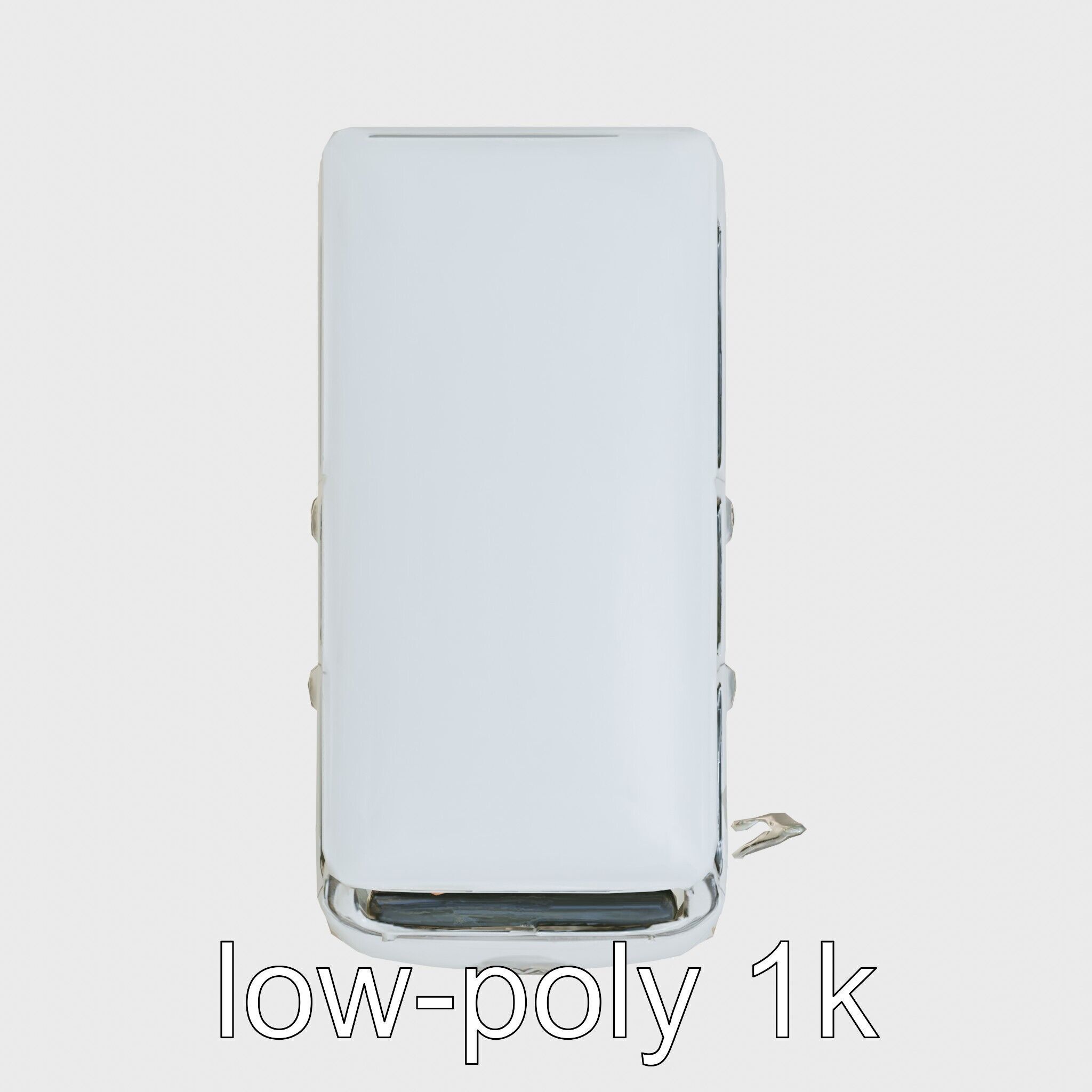 Volkswagen Classic Van Realistic Textures Low-poly 3D model_9