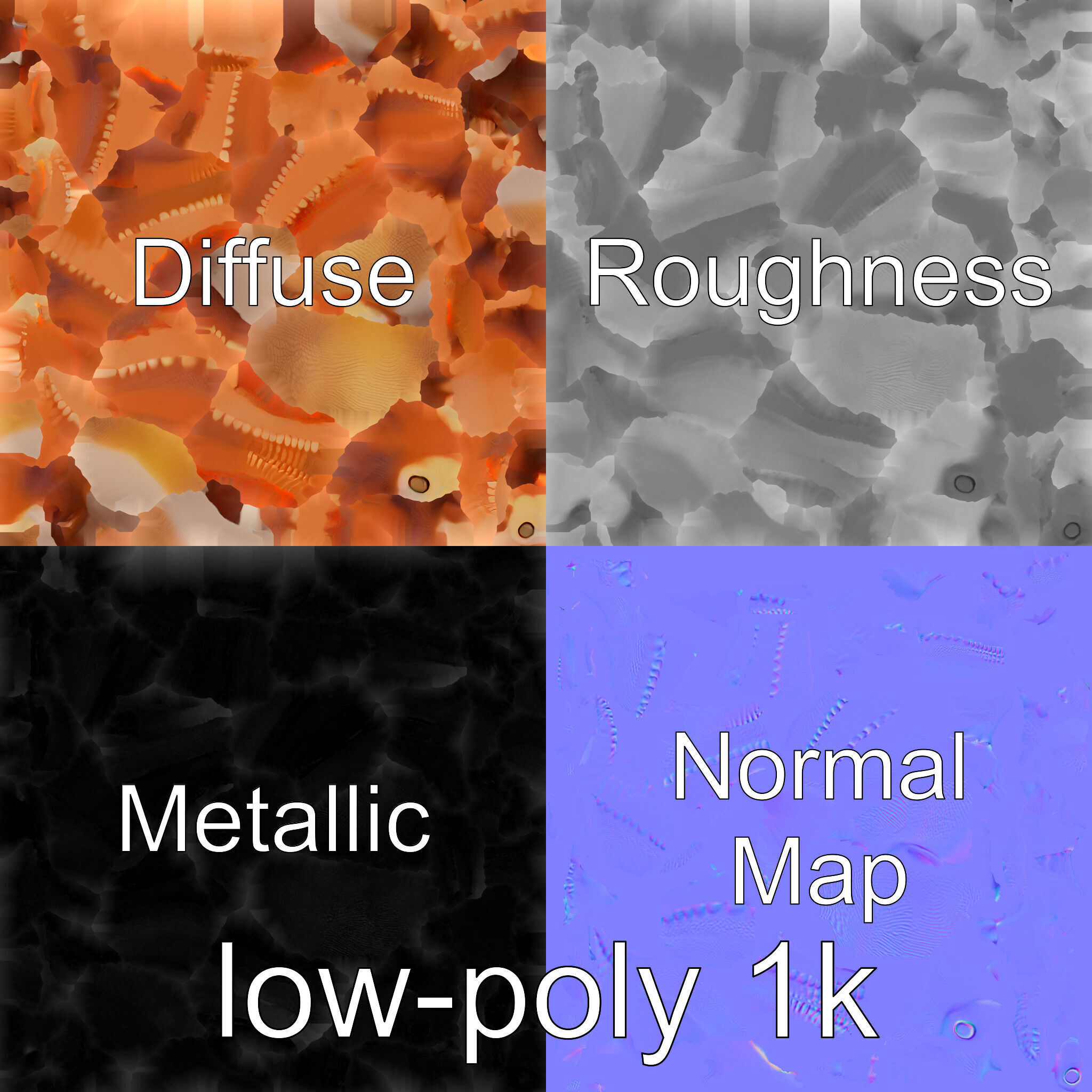 Dumbo Octopus Model with Ear-like Fins and Soft Body Low-poly 3D model_25