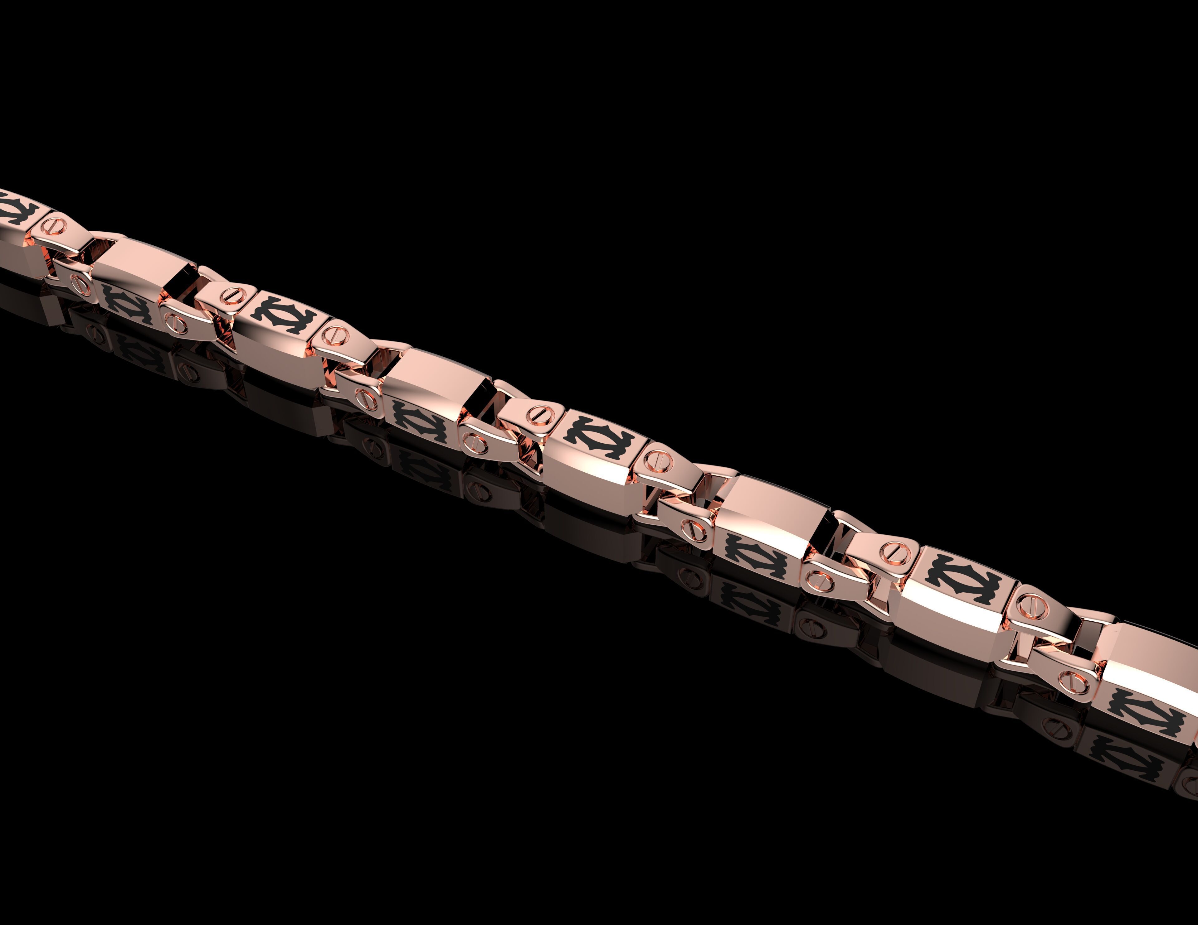 Gold N1283 3D print model_4