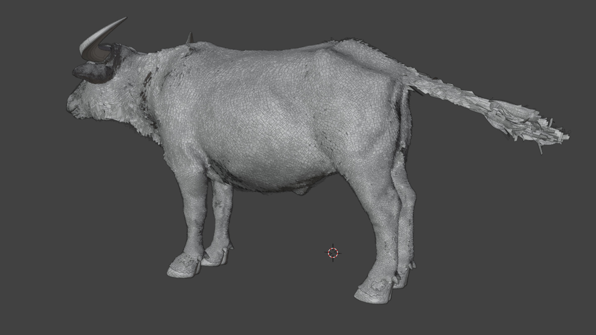Asian Buffalo - Water Buffalo Realistic 3D model_19