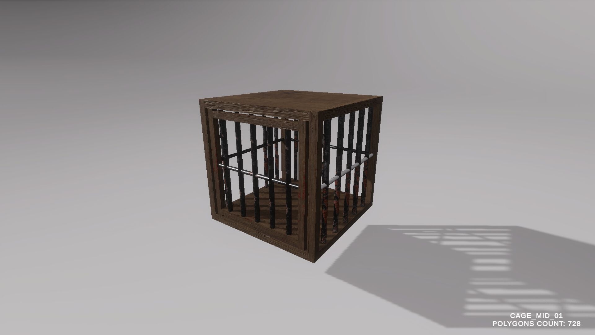 Game Ready  Fantasy Cages Pack Low-poly 3D model_12