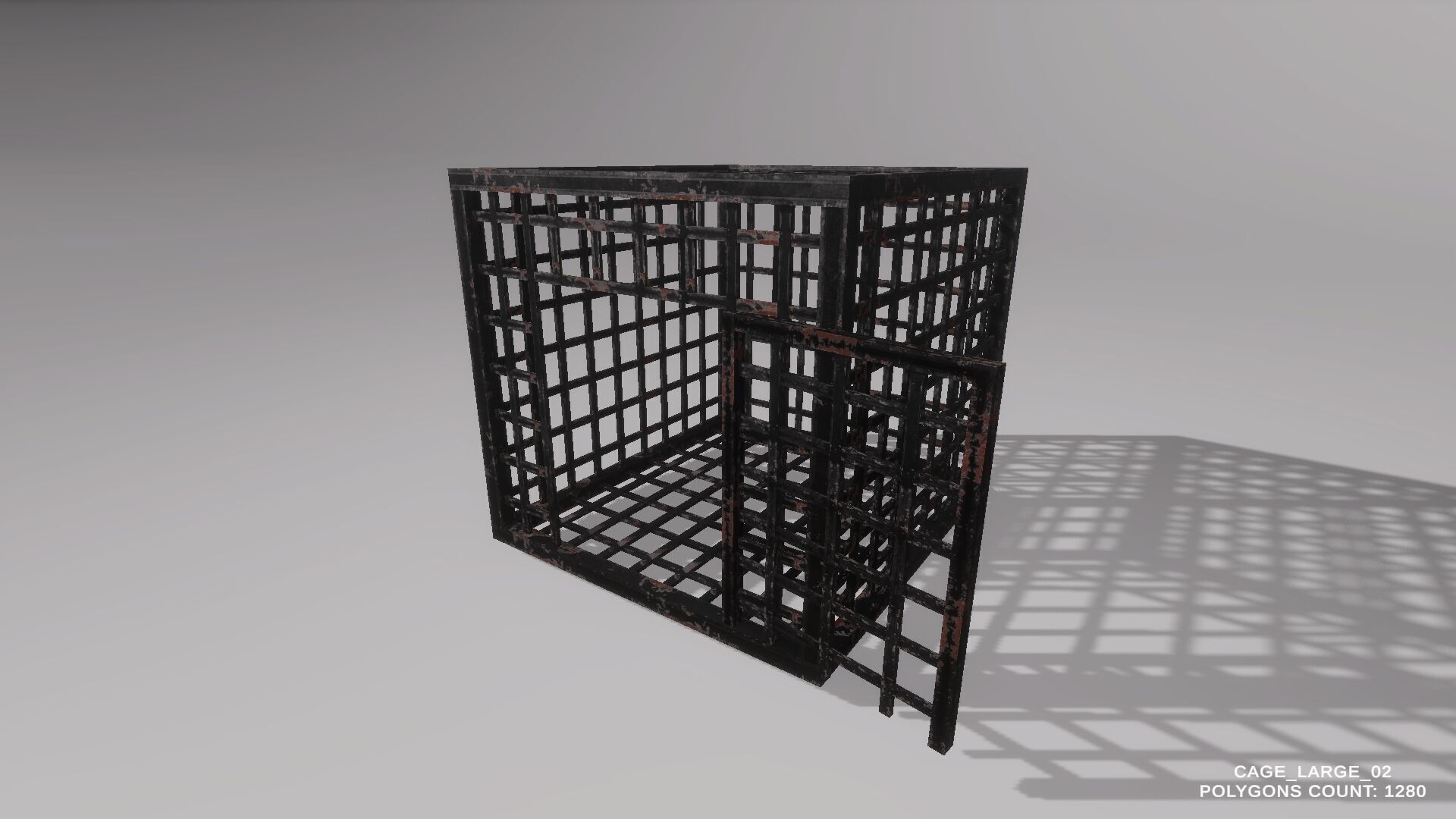 Game Ready  Fantasy Cages Pack Low-poly 3D model_15