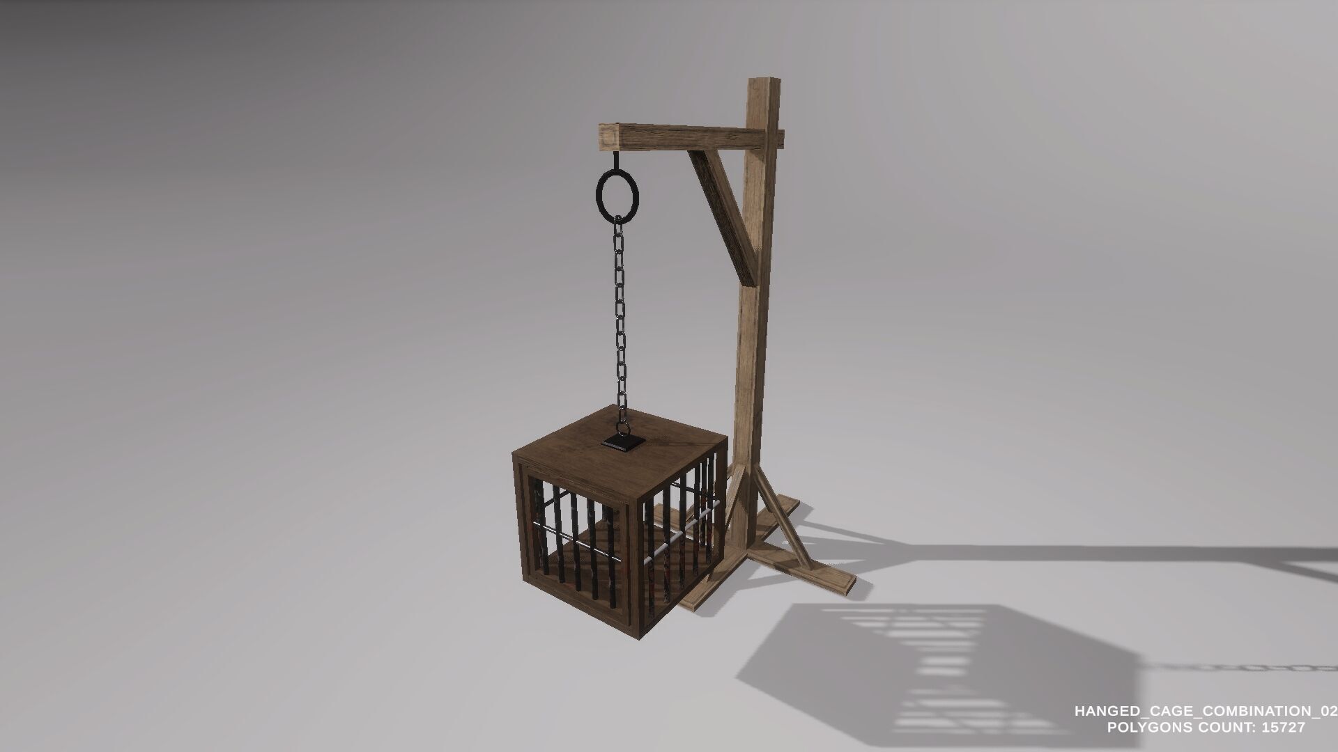 Game Ready  Fantasy Cages Pack Low-poly 3D model_3