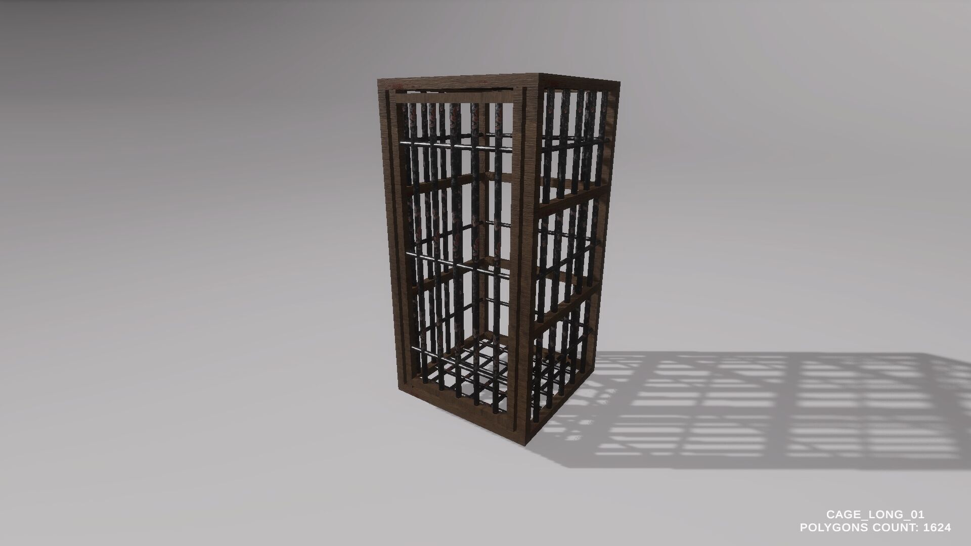Game Ready  Fantasy Cages Pack Low-poly 3D model_13