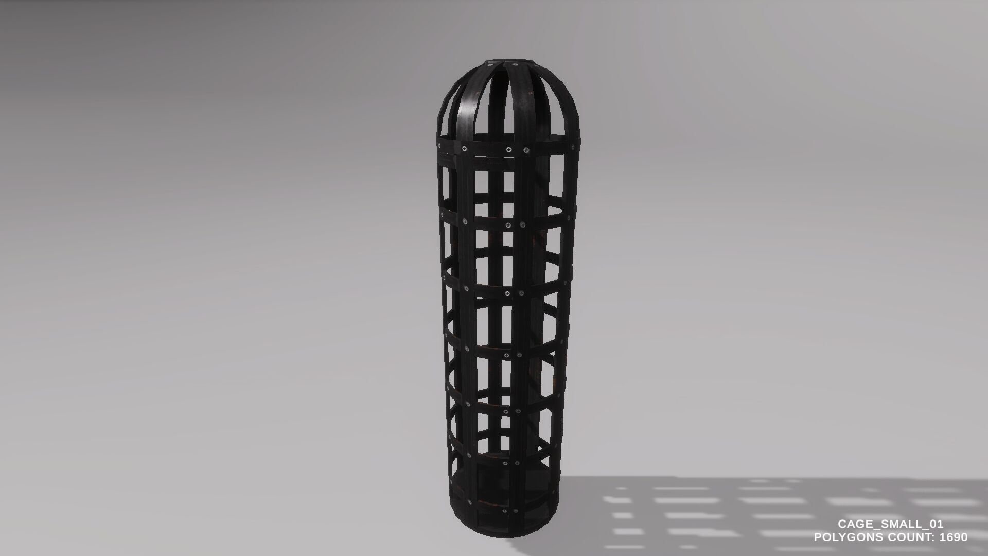 Game Ready  Fantasy Cages Pack Low-poly 3D model_10
