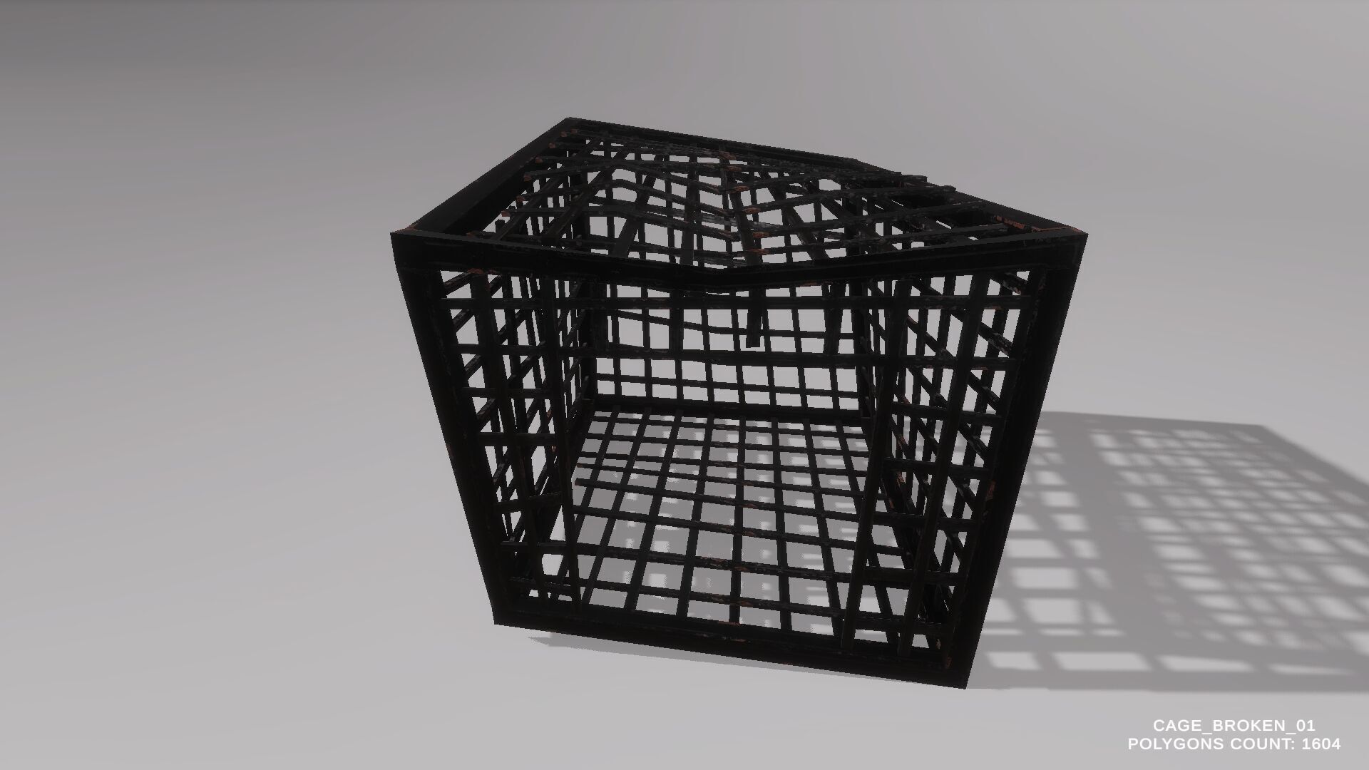 Game Ready  Fantasy Cages Pack Low-poly 3D model_18