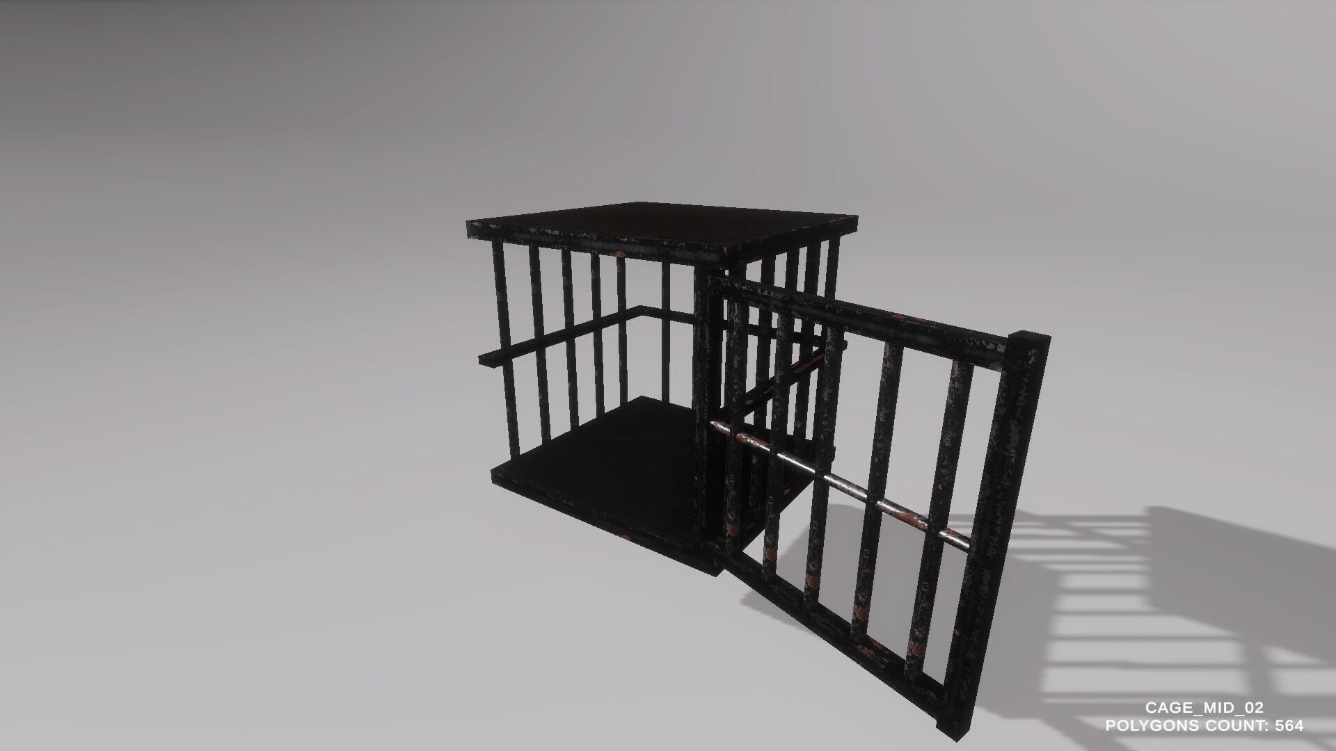 Game Ready  Fantasy Cages Pack Low-poly 3D model_11