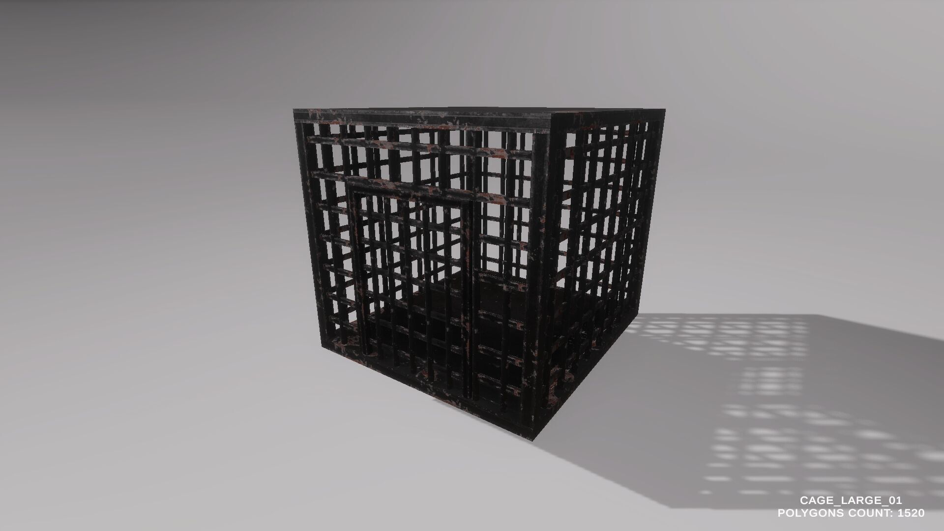 Game Ready  Fantasy Cages Pack Low-poly 3D model_16