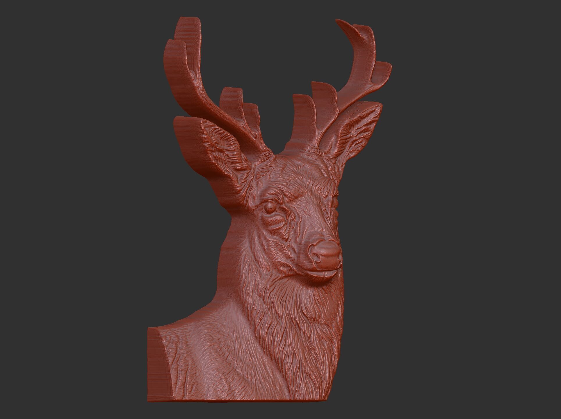 deer cnc model 3D print model_1