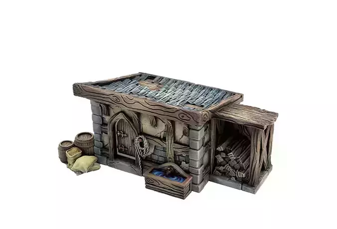 The Storehouse - The Hamlet of Misty Hollow 3D print model