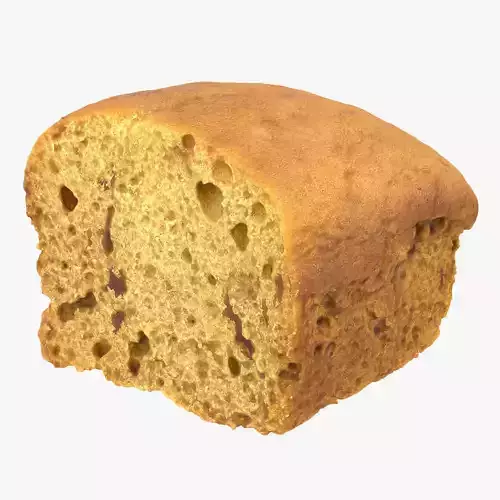Half Of Biscuit 3D model