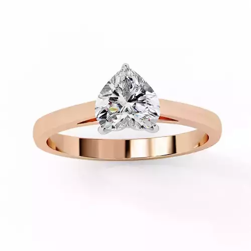 Mono Solitaire Diamond Ring 360 animation renders 3dm stl 