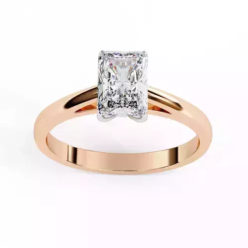 Mono Solitaire Diamond Ring 360 animation renders 3dm stl 