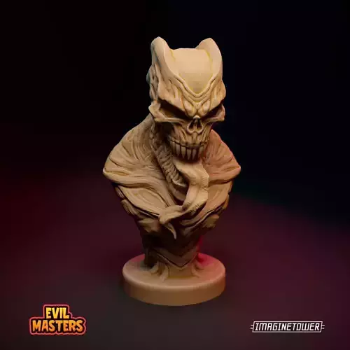 Creepy Demon Bust
