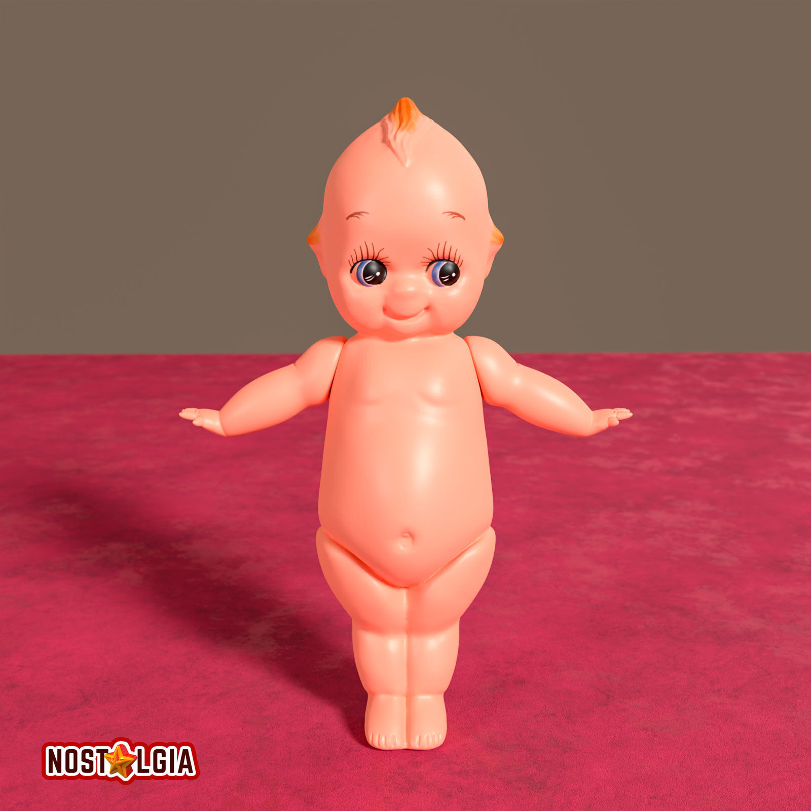 Kewpie American Doll Articulated 3D print model_13