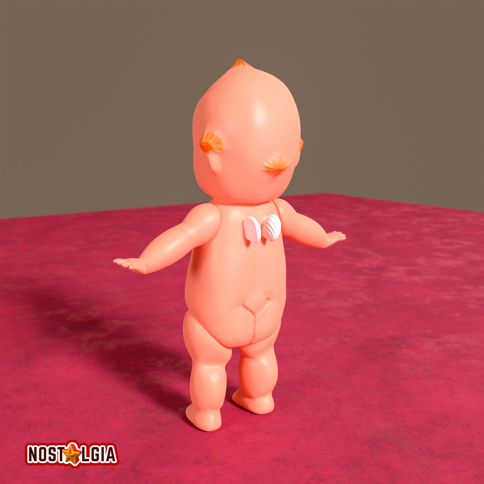 Kewpie American Doll Articulated 3D print model_12