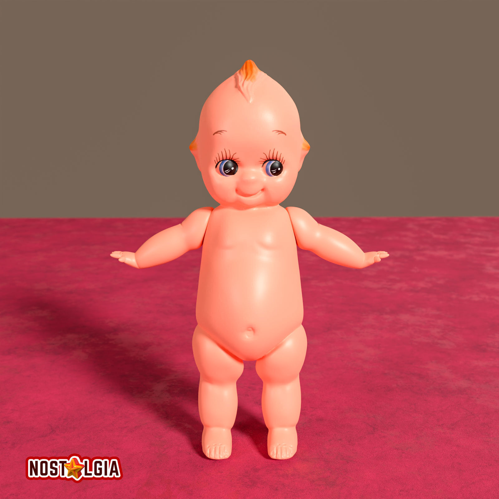 Kewpie American Doll Articulated 3D print model_11