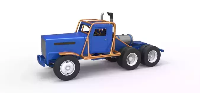 Vintage GATR Racing Semi truck Scale 1 to 25