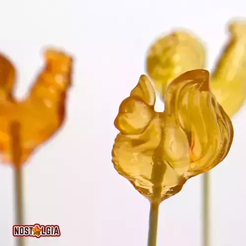 Lollipop Sweet Candy Cockerel and Squirrel 3D print model