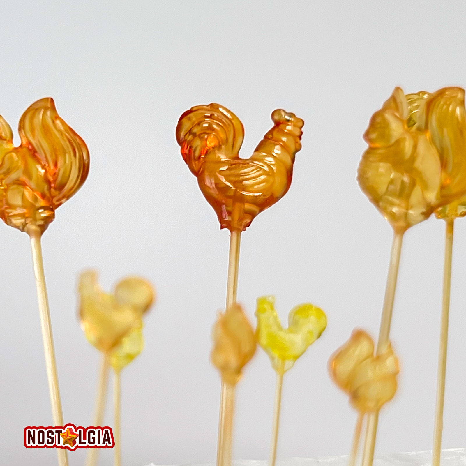 Lollipop Sweet Candy Cockerel and Squirrel 3D print model_1