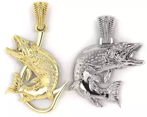  pendant pike  two options with diamond and hook