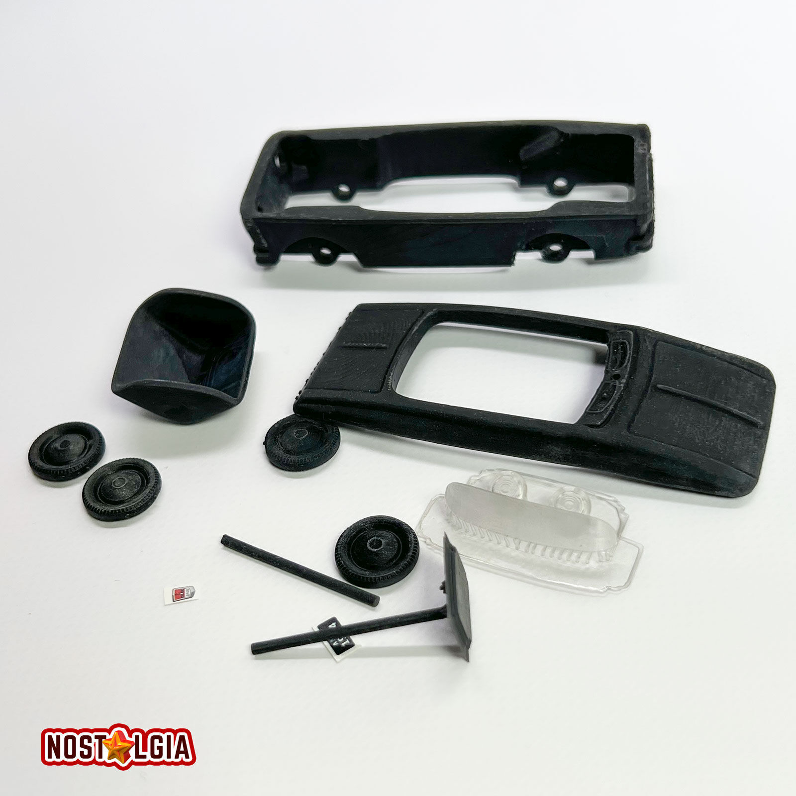 Vintage pedal car Moskvich 3D print model_6