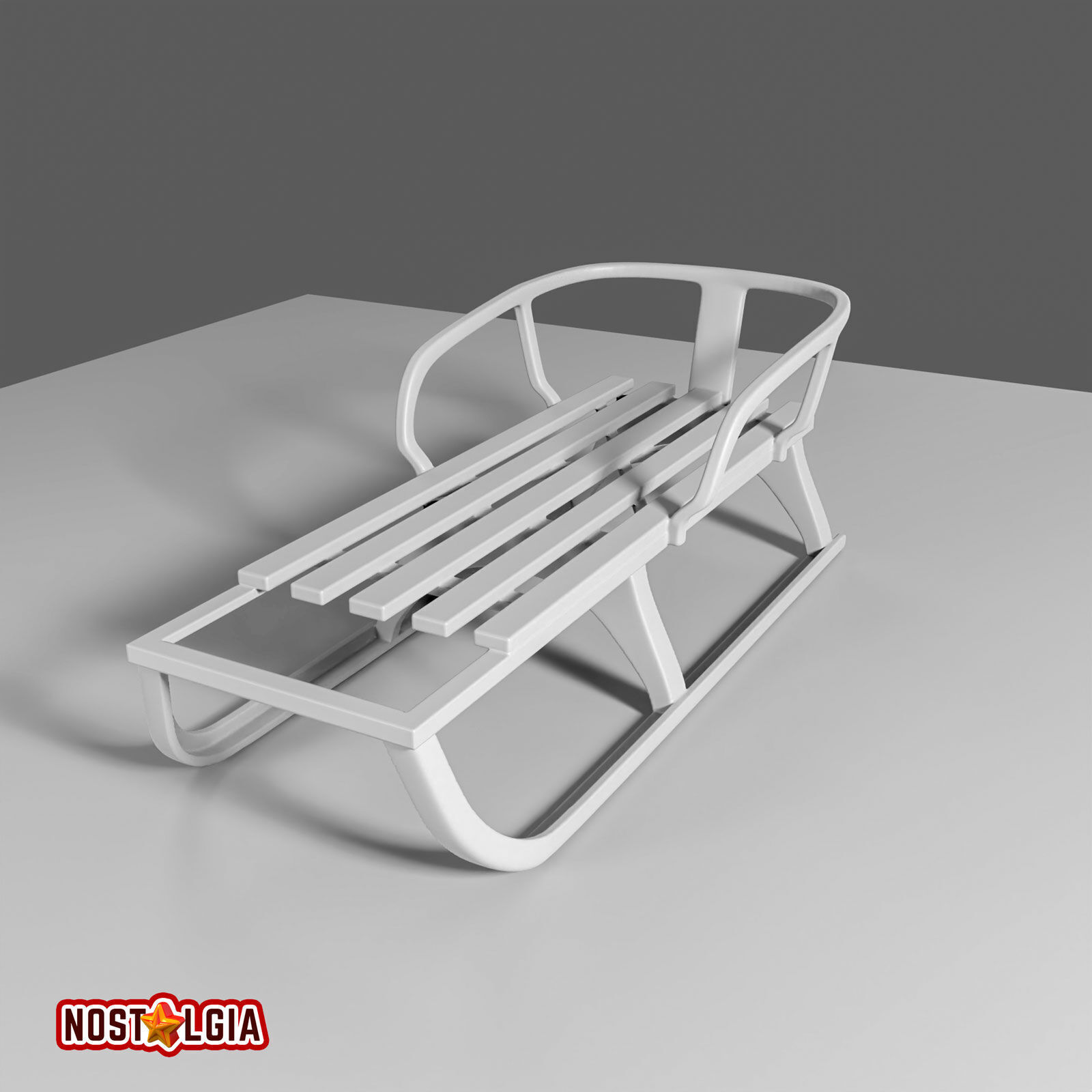 Vintage Sledge 3D print model_6