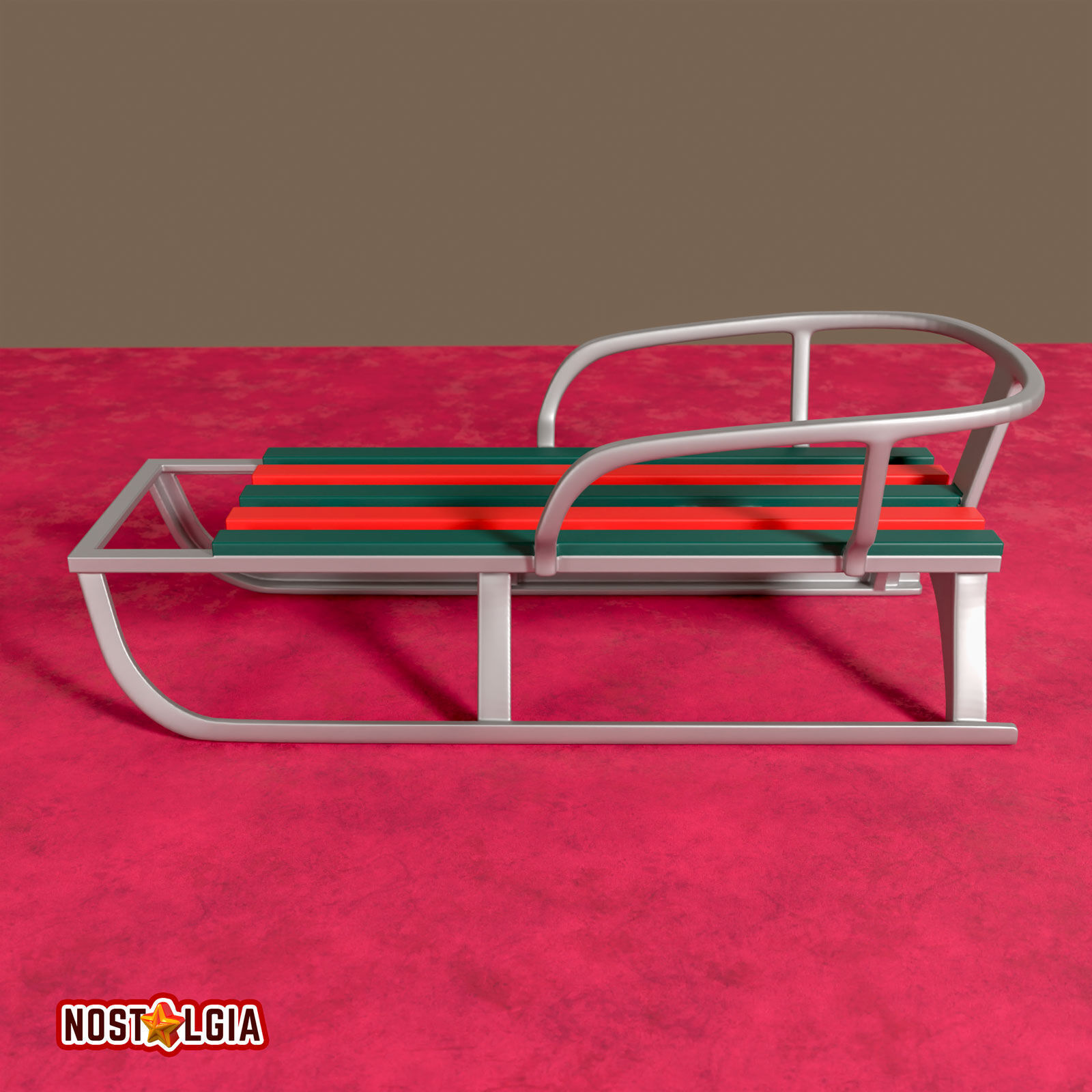 Vintage Sledge 3D print model_4