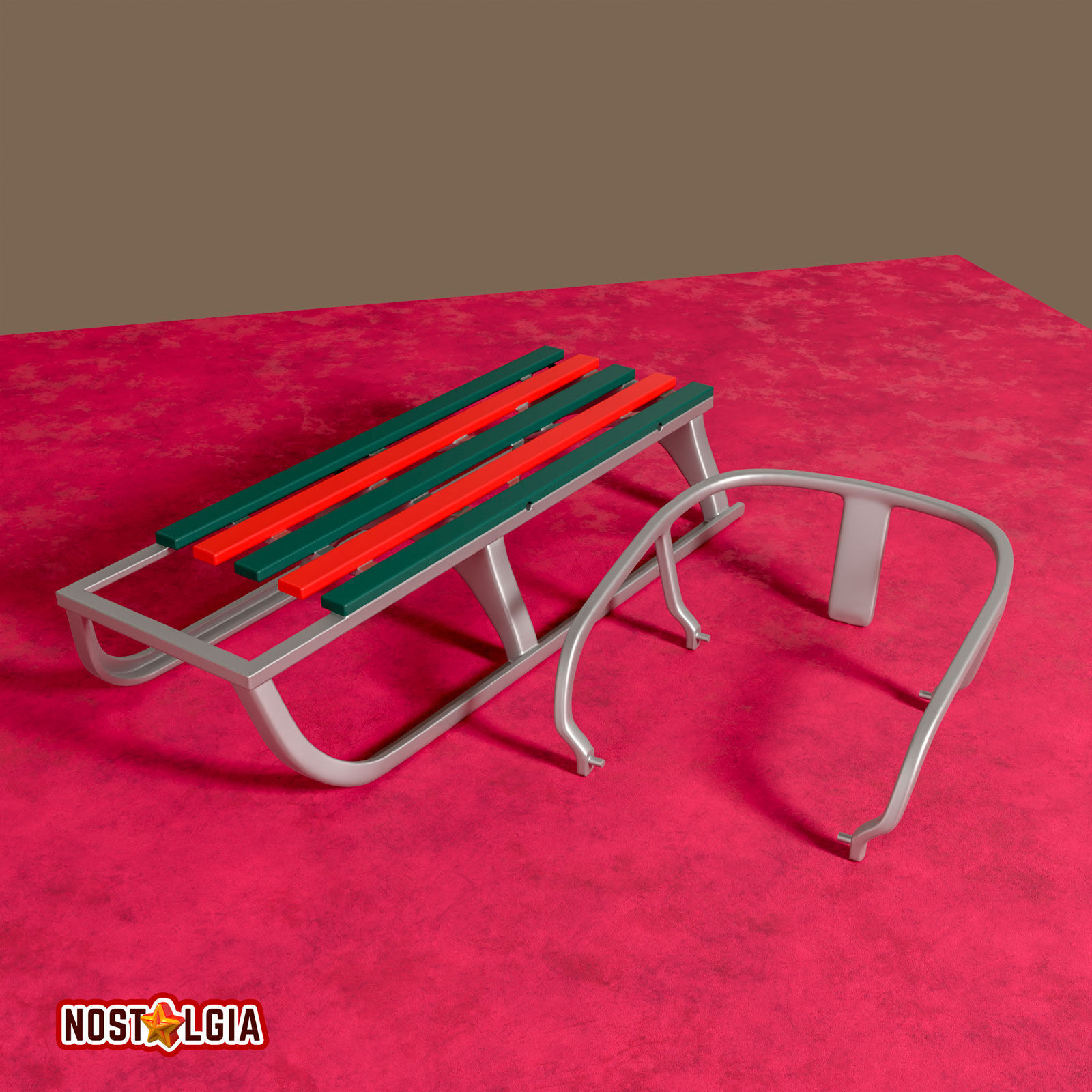 Vintage Sledge 3D print model_5