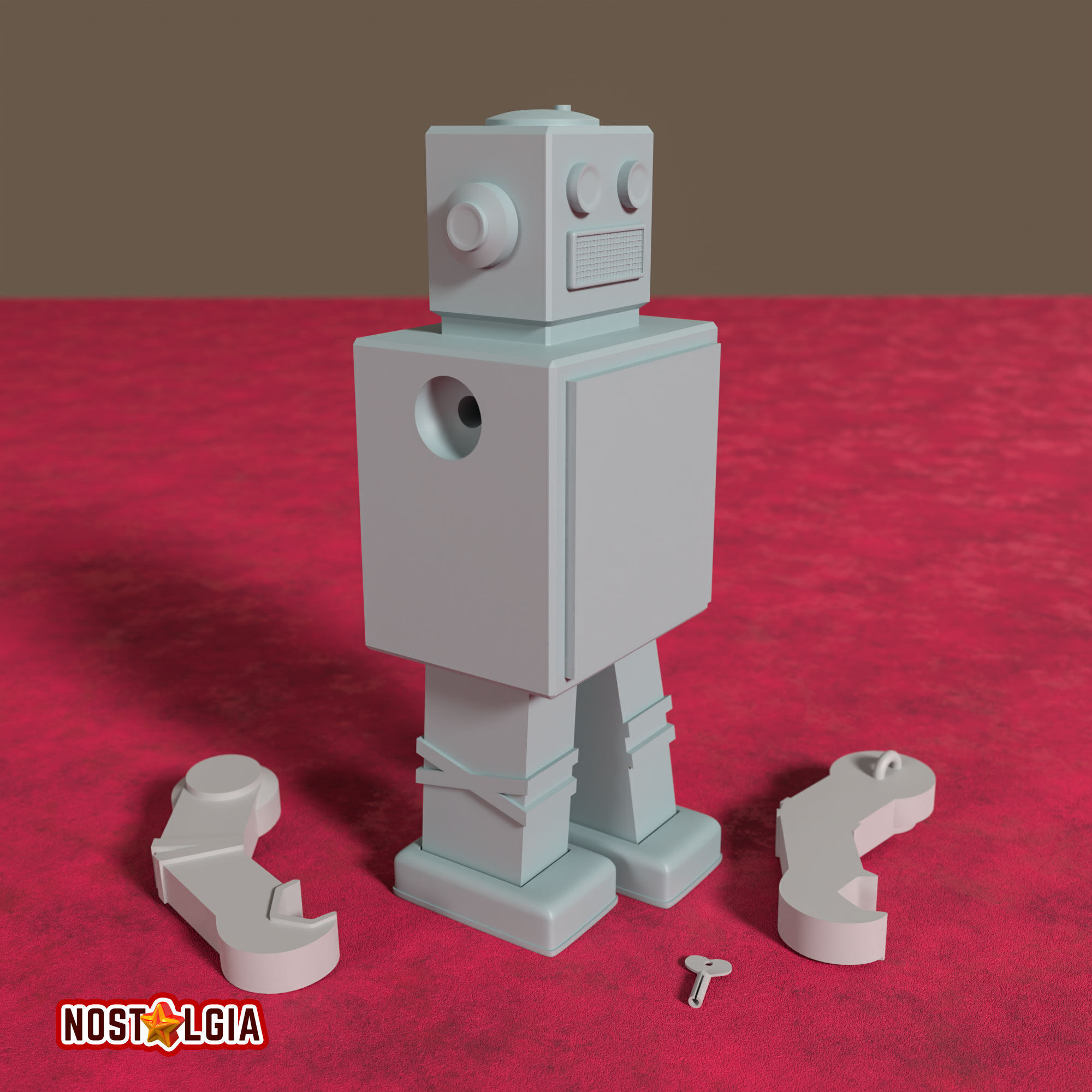 Articulated Robot Toy 3D print model_4