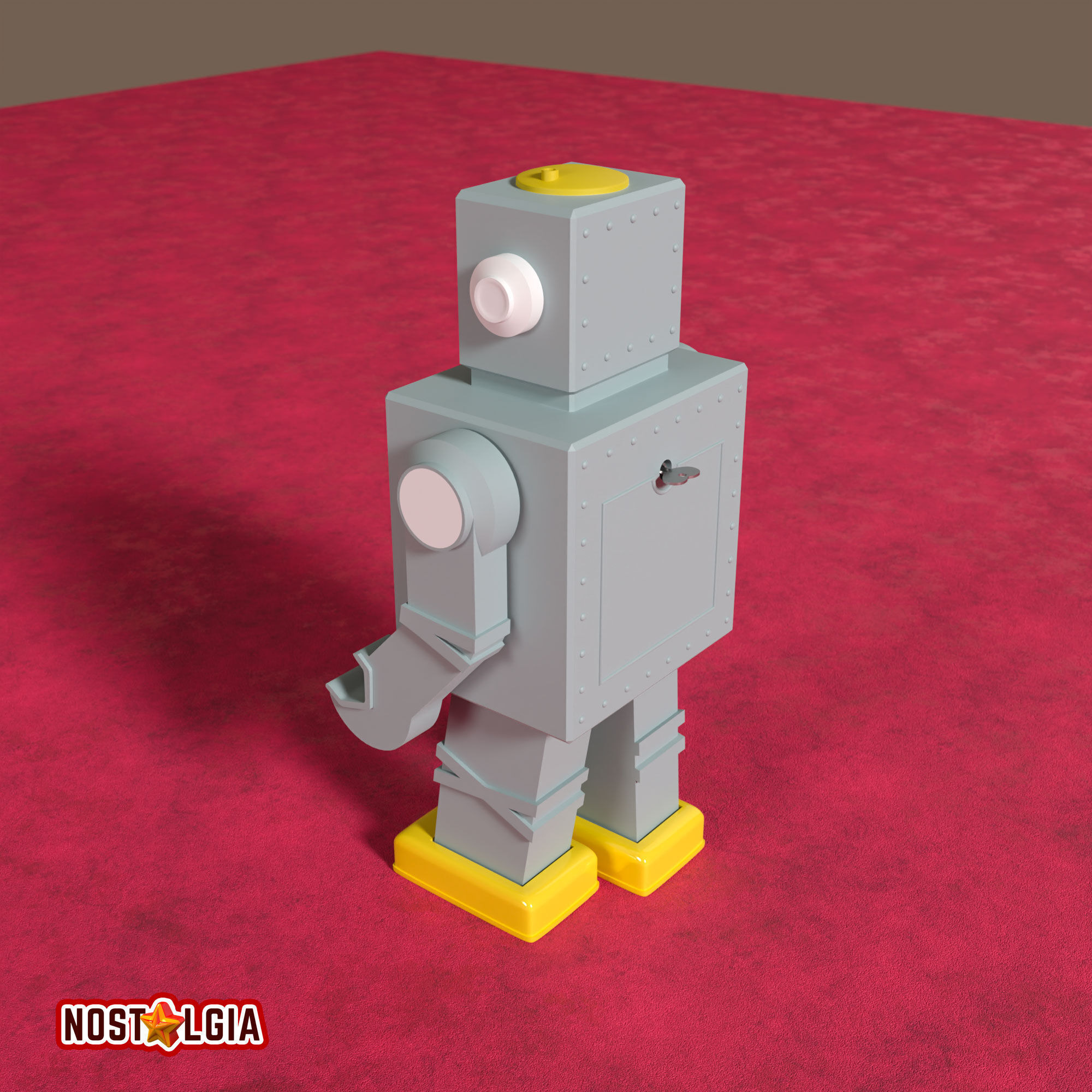 Articulated Robot Toy 3D print model_1
